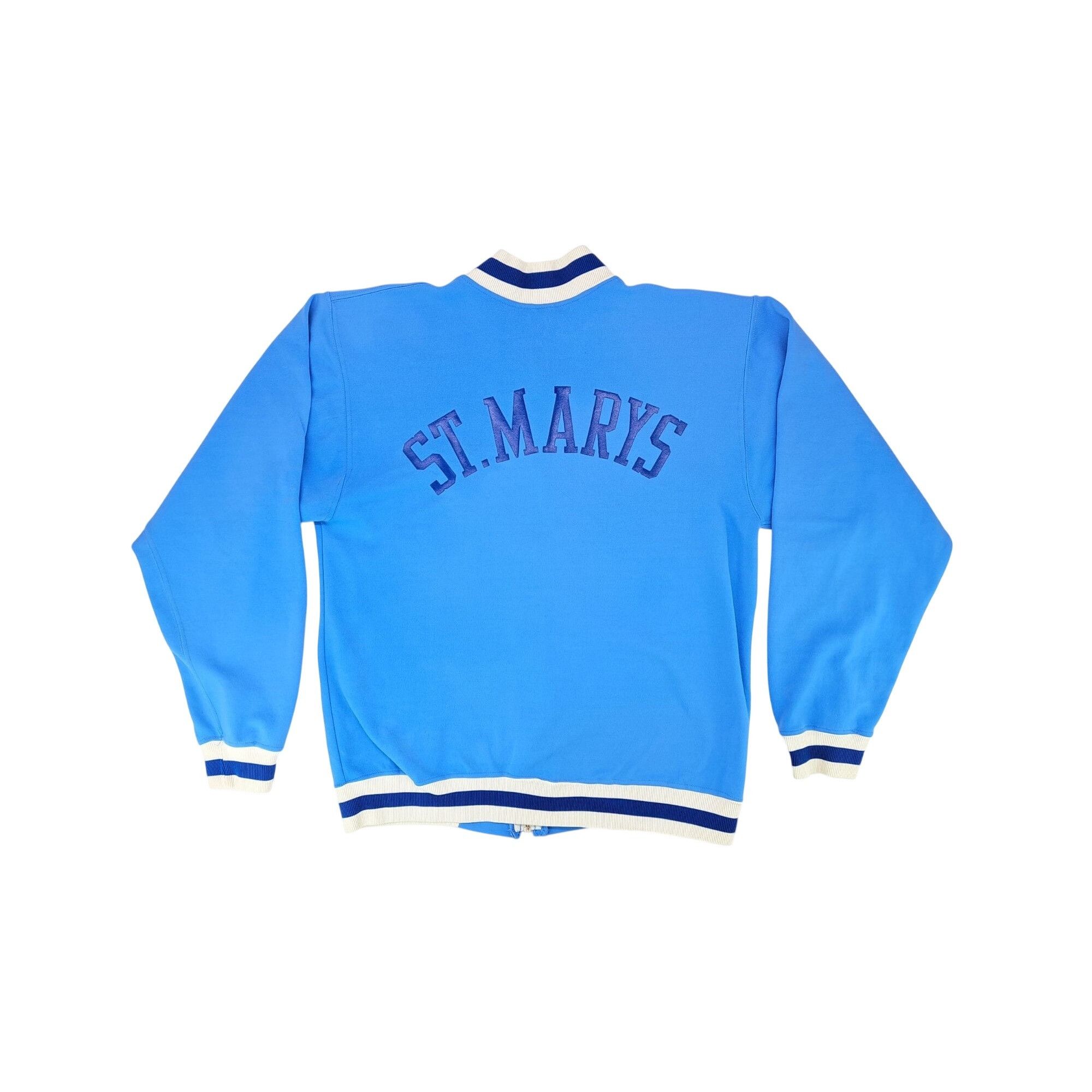 Russell Athletic Vintage Russell Athletic Blue St. Marys Bears Nylon Jacket Size US M / EU 48-50 / 2 - 2 Thumbnail