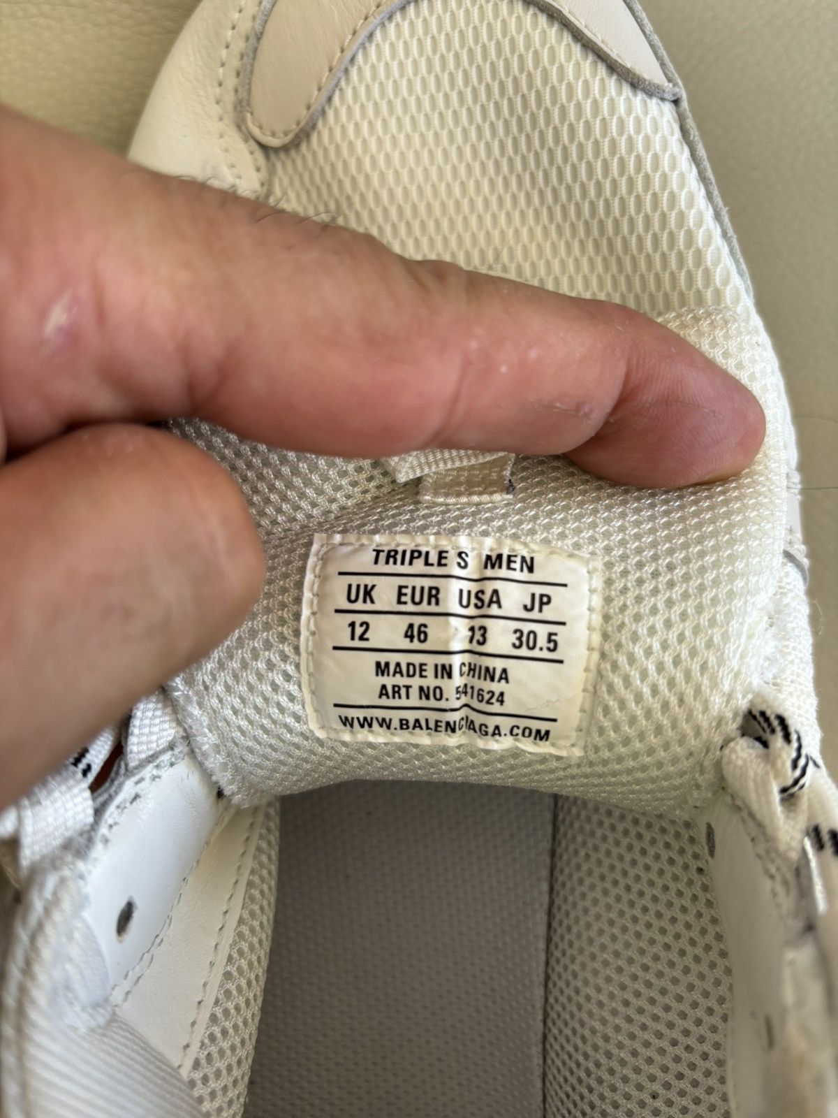 Balenciaga Balenciaga Triple S Size US 13 / EU 46 - 5 Thumbnail