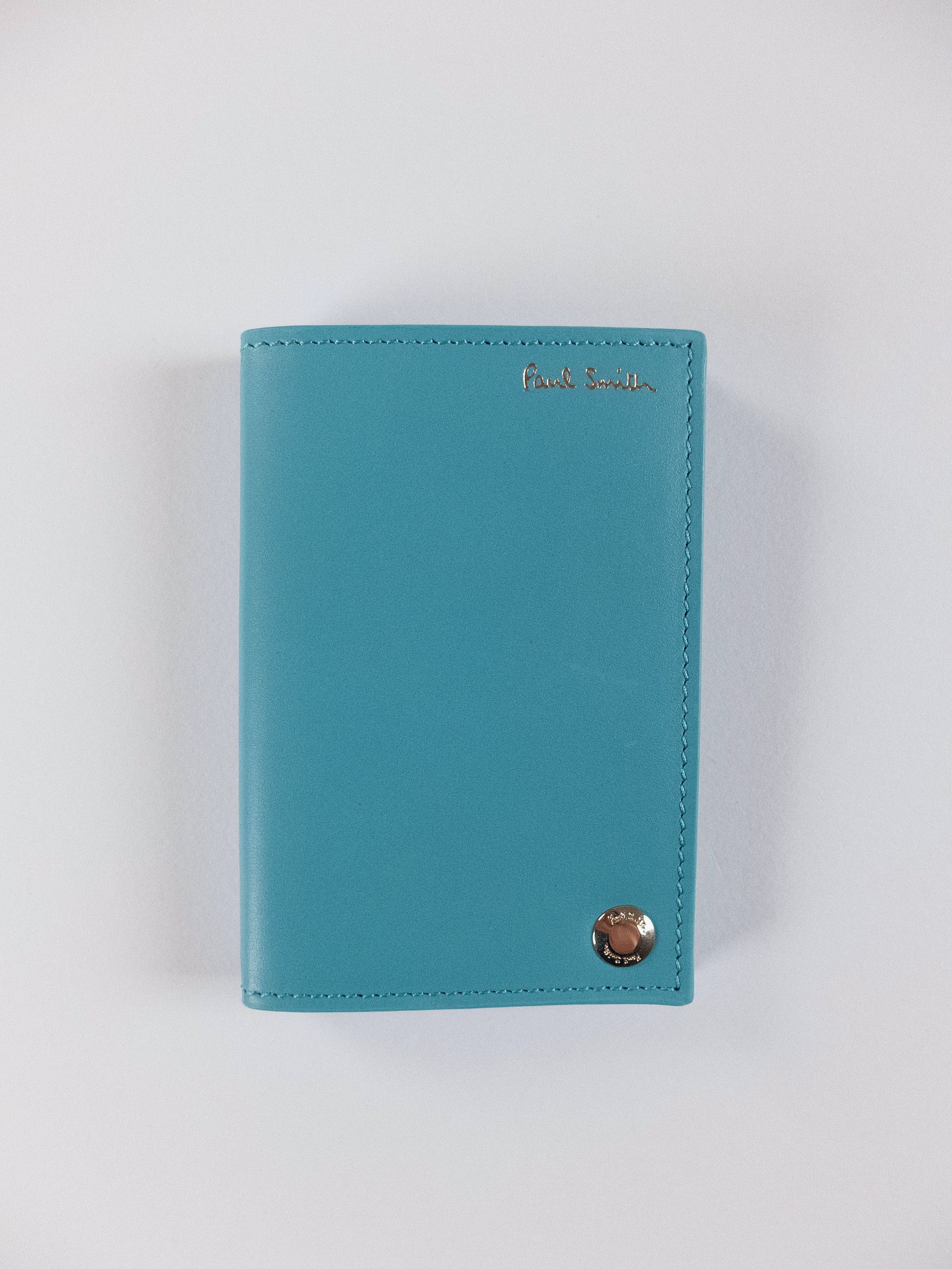 Paul Smith PAUL SMITH blue signature stripe pullout leather card holder Size ONE SIZE - 1 Thumbnail