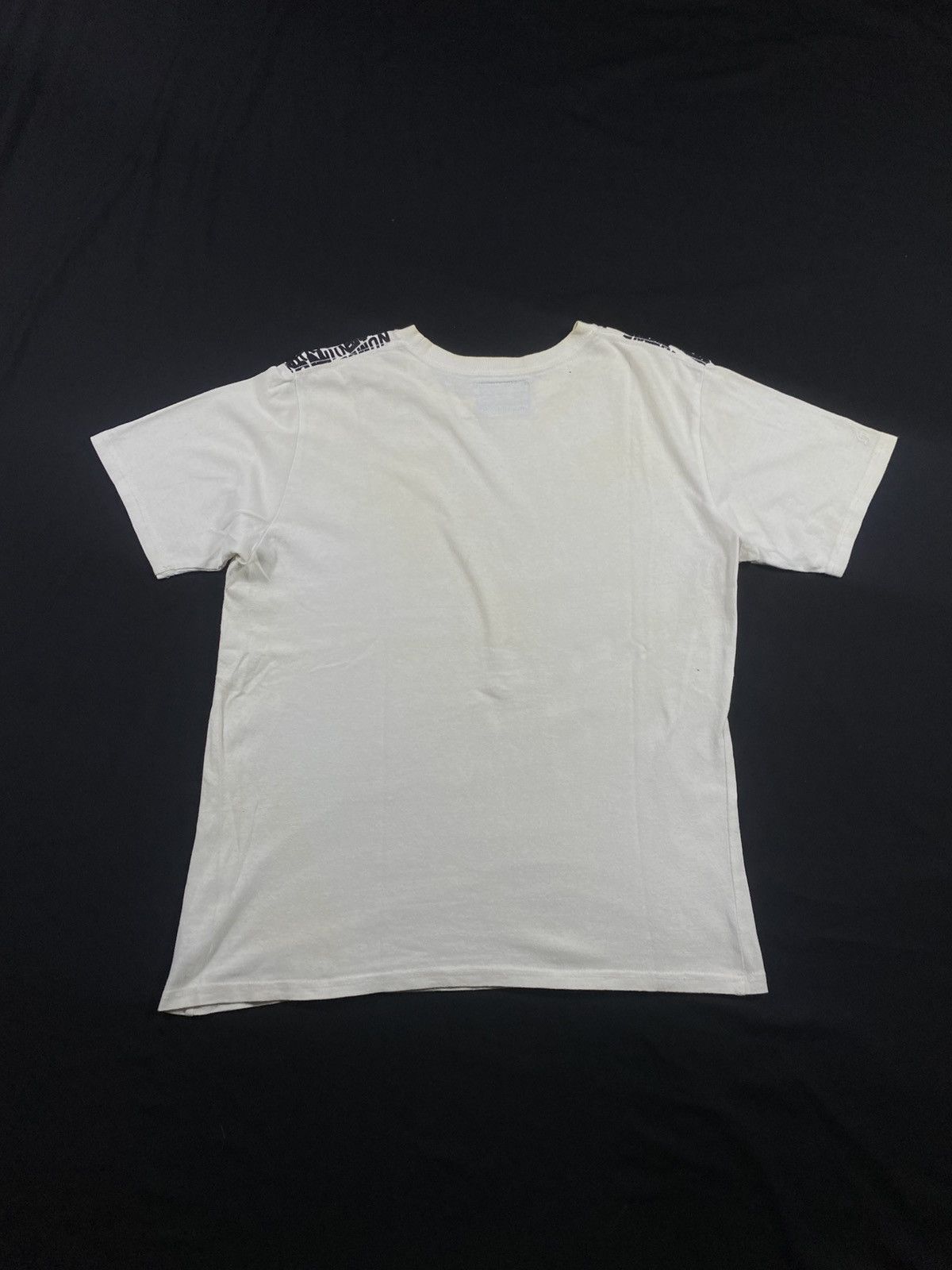 Number (N)ine Number (N)ine Denim White Tshirt Size US L / EU 52-54 / 3 - 3 Thumbnail