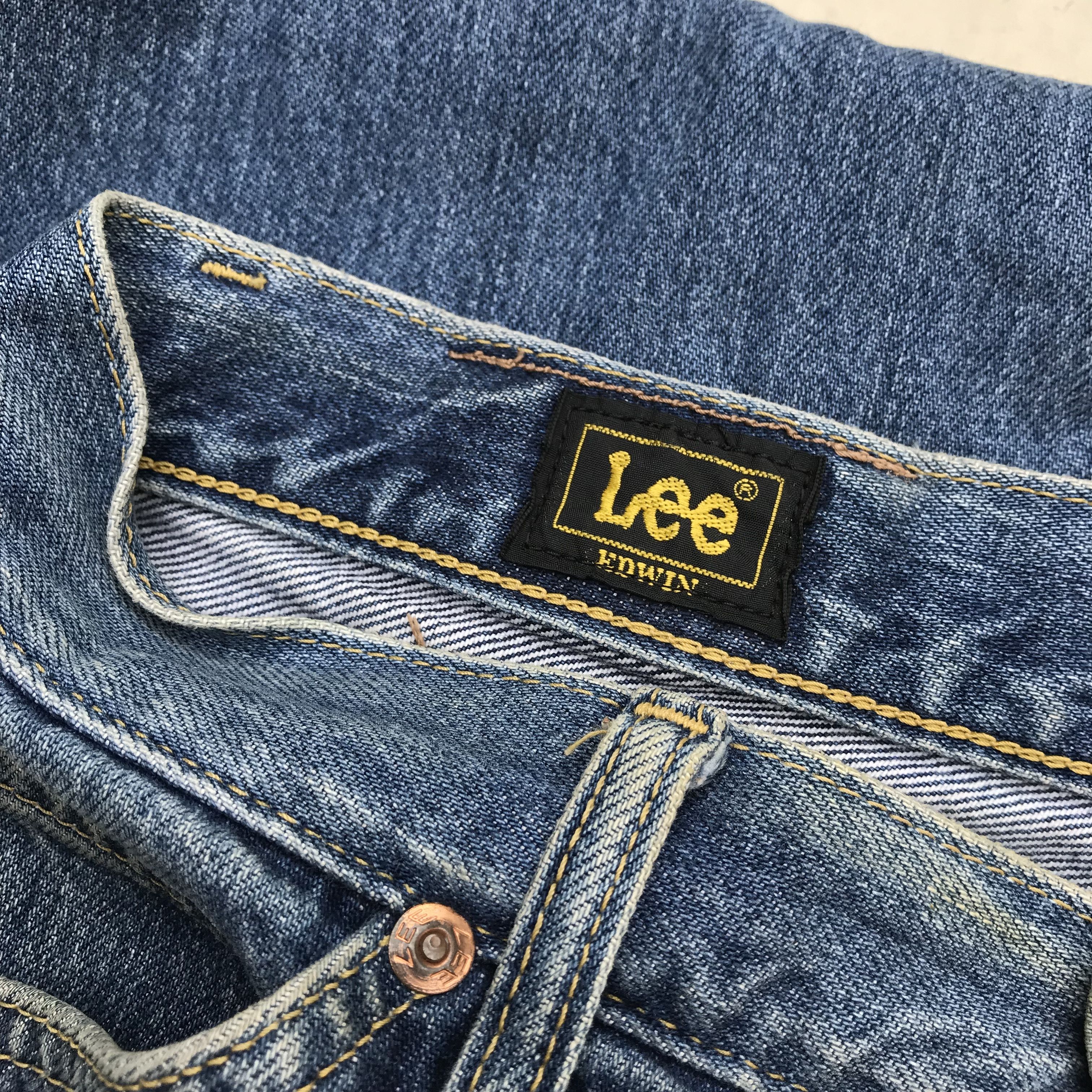 Lee × Union LA × Vintage Vintage Lee riders X Edwin sanforized union made jeans butto Size US 31 - 6 Thumbnail