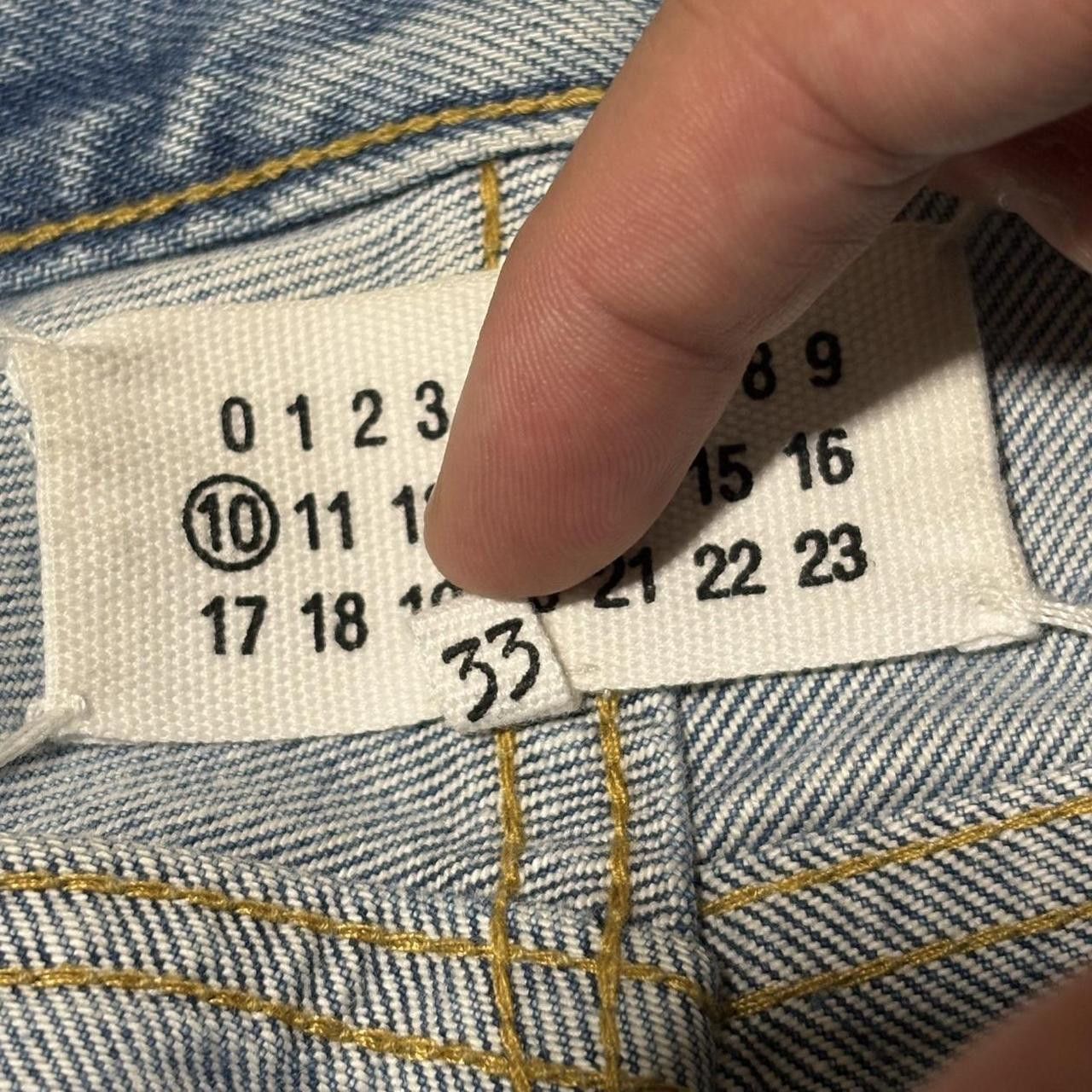 Maison Margiela Maison Margiela Straight Leg Cut Denim Pants Size US 33 - 5 Thumbnail
