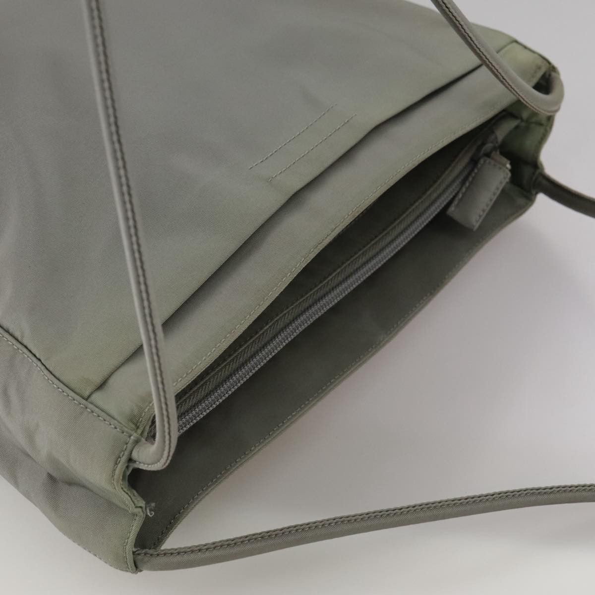 Prada PRADA Tote Bag Nylon Gray Size ONE SIZE - 6 Thumbnail