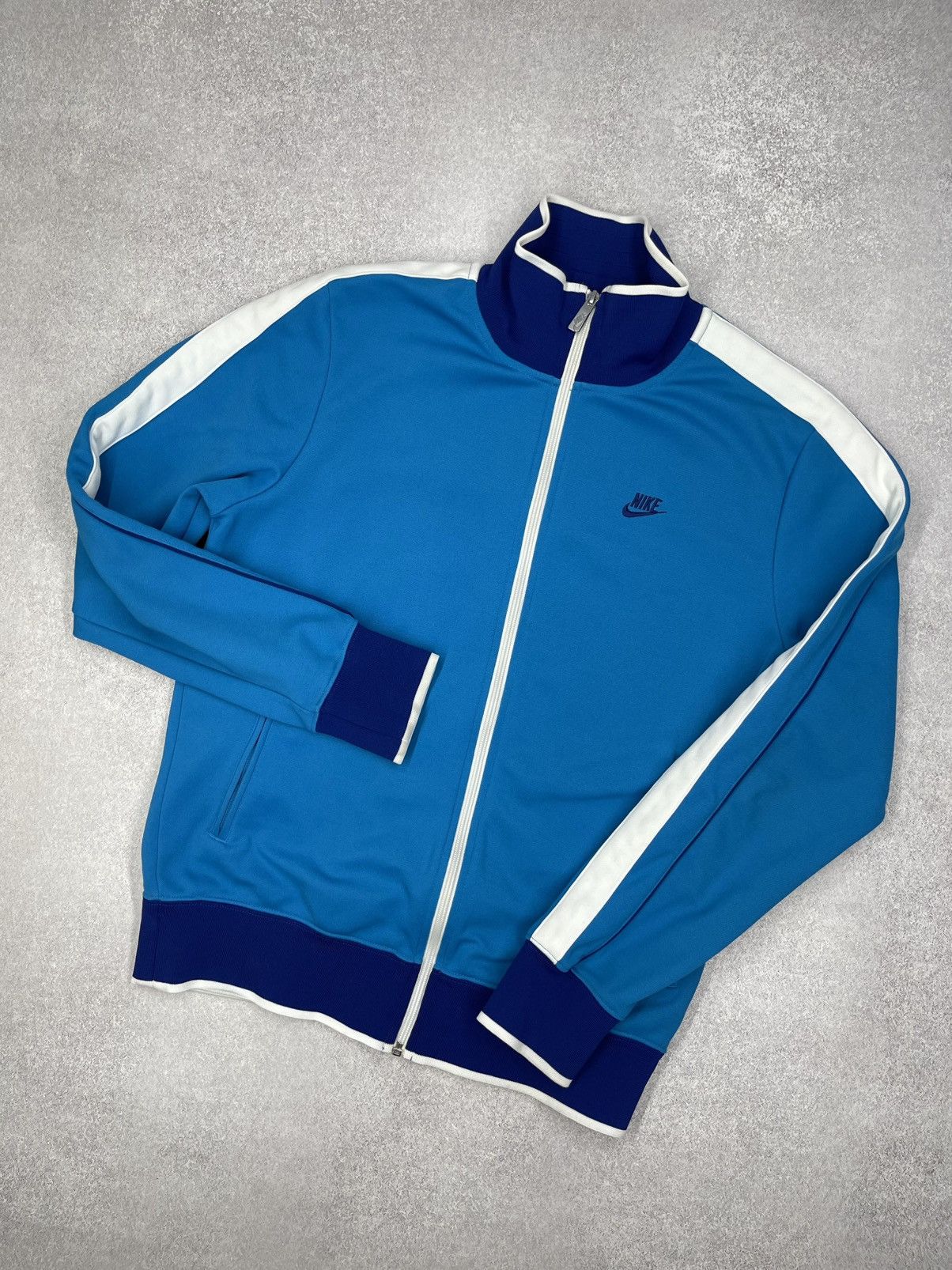 Nike Vintage Nike Track Jacket Blue Drill Y2K ACG TN Tech Size US M / EU 48-50 / 2 - 1 Thumbnail