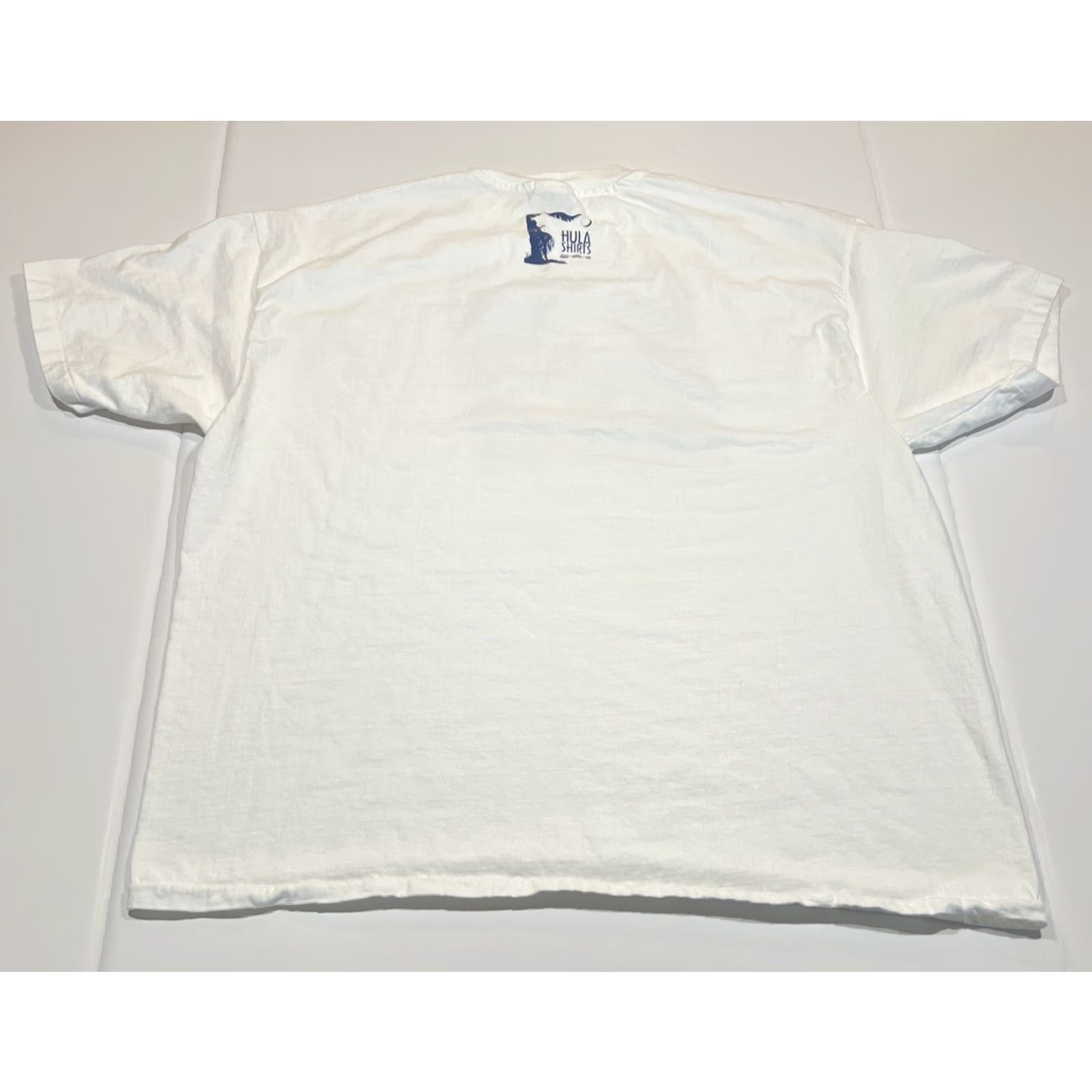 Hanes VINTAGE Hanalei Moon Hanes T Shirt Men 2XL White Blue Sunset Hula Graphic Tee Short Sleeve Unisex 1990s Sportswear/Beach Size US XXL / EU 58 / 5 - 4 Thumbnail