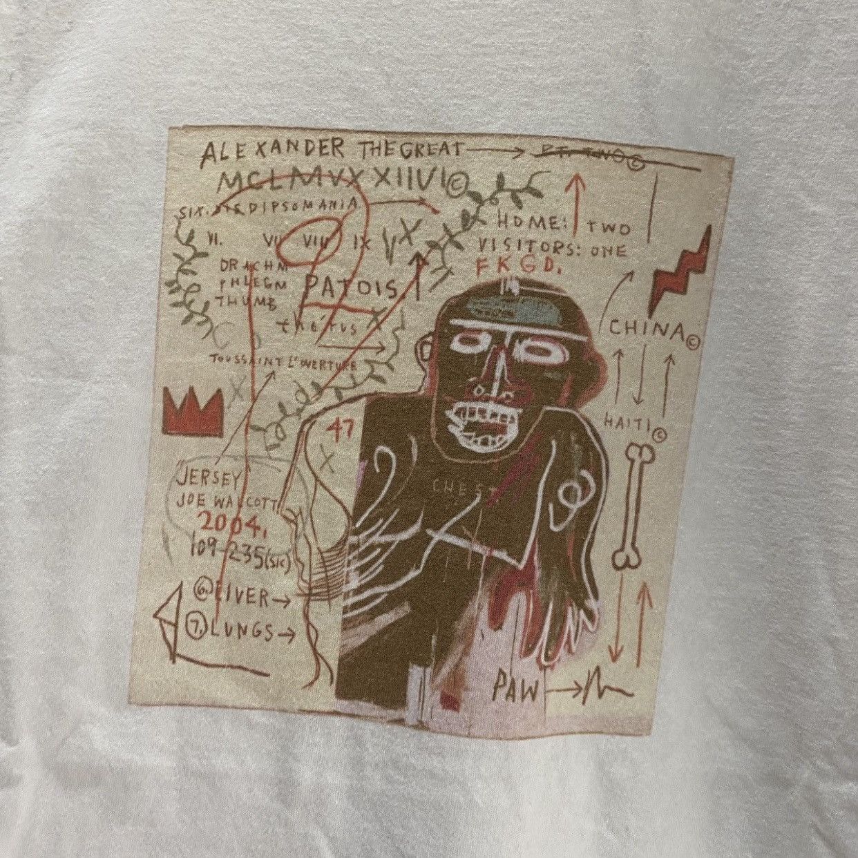 Jean-Michel Basquiat Fruit of the Loom x Basquiat 'Pez Dispenser' Art - Designer Size US L / EU 52-54 / 3 - 5 Thumbnail