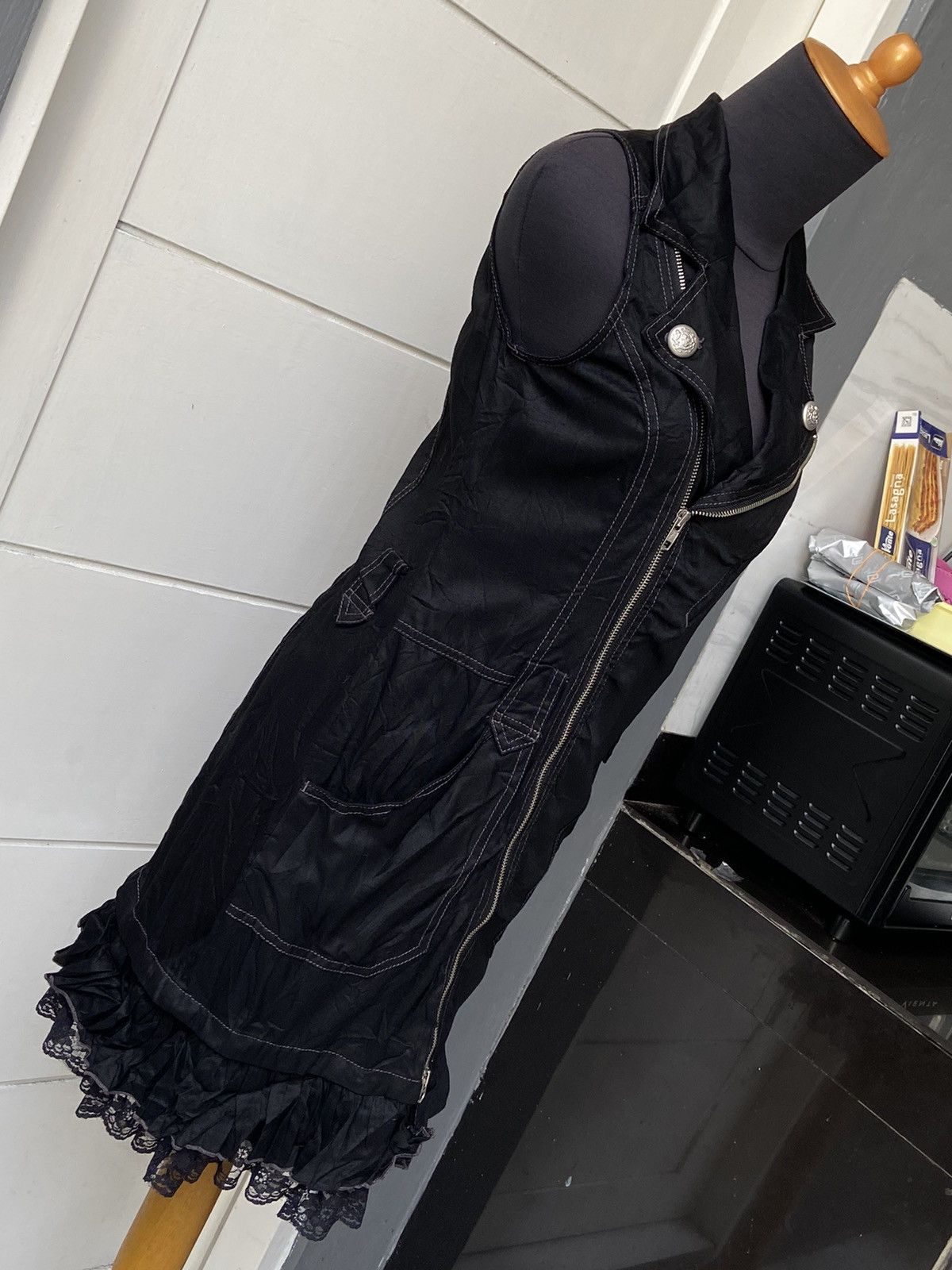 Designer × Japanese Brand × Seditionaries ALGONQUINS Black Dress Size XS / US 0-2 / IT 36-38 - 9 Thumbnail
