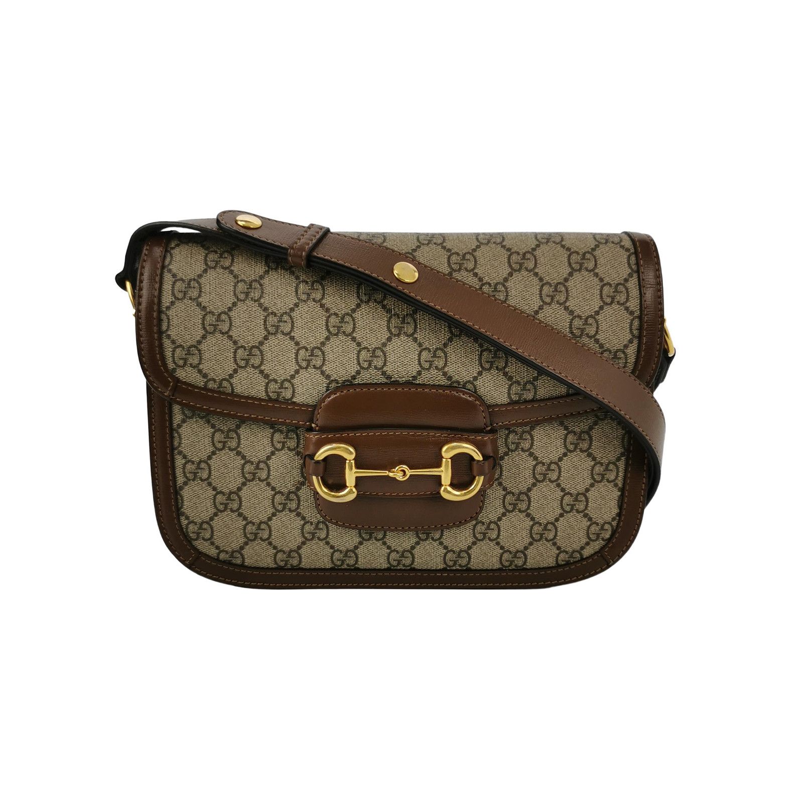 Gucci Gucci 1955 Horsebit GG Supreme Shoulder Bag Size ONE SIZE - 1 Thumbnail