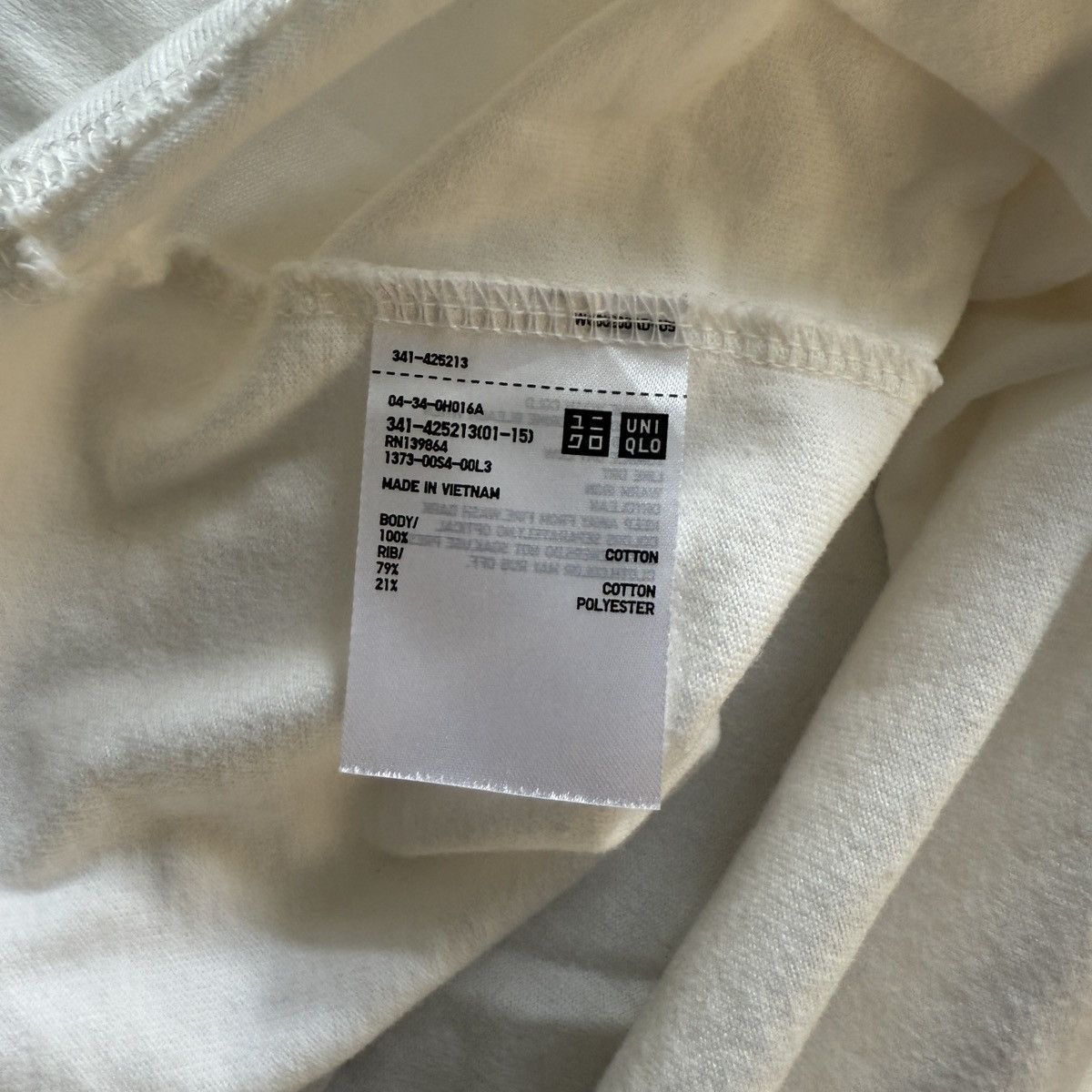 Uniqlo Uniqlo U long sleeve t-shirt - White Size US XXL / EU 58 / 5 - 3 Thumbnail