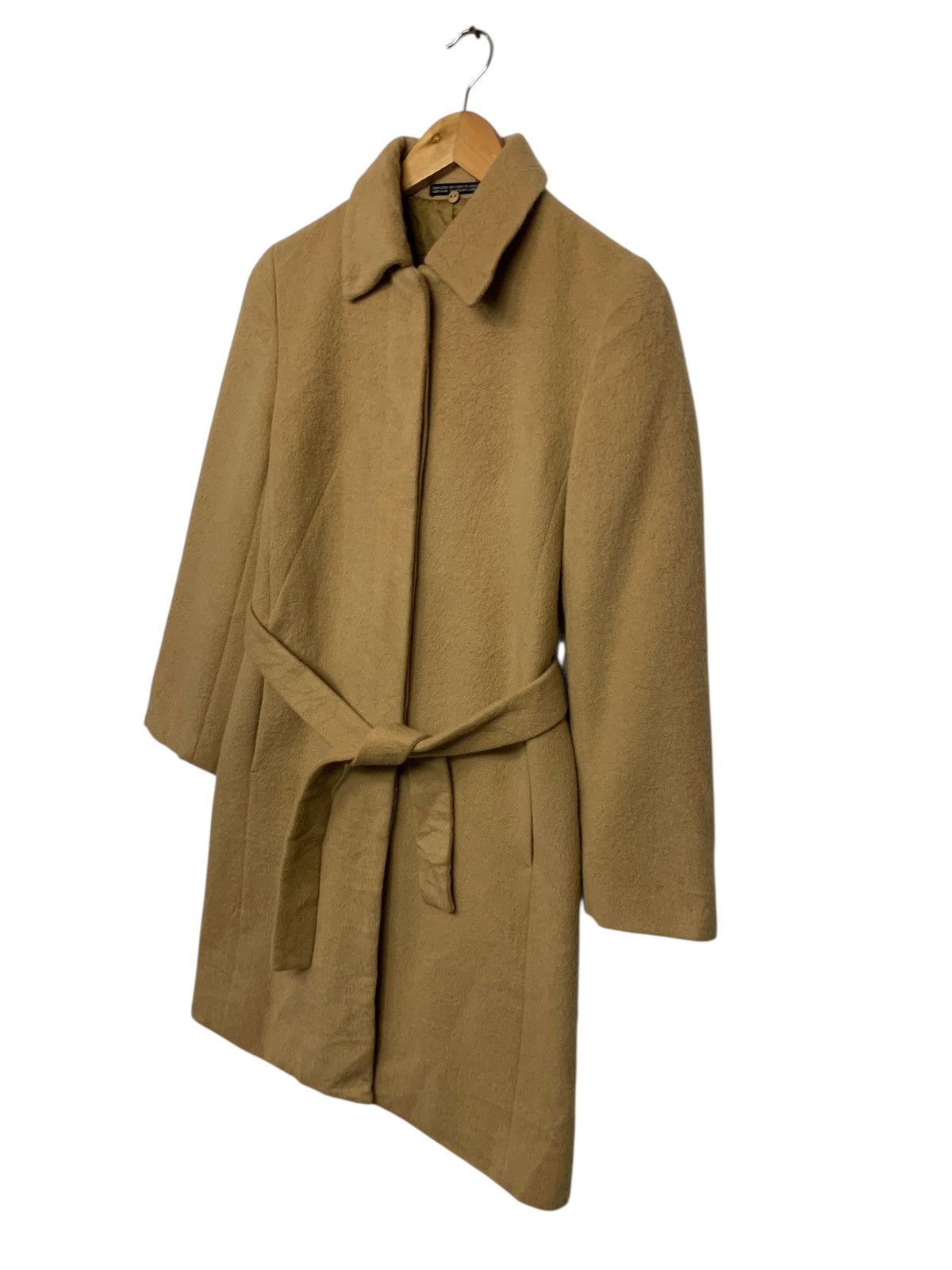 Designer × Japanese Brand × Yohji Yamamoto Ined X Angora Yohji Yamamoto Wool Long Jacket Button Down Size S / US 4 / IT 40 - 2 Thumbnail
