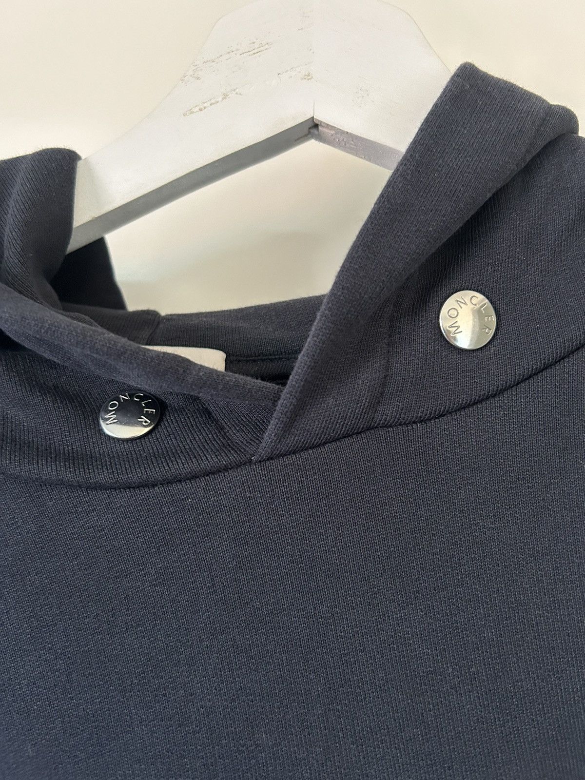 Moncler Moncler Arch Logo Hoodie Navy Blue Size US M / EU 48-50 / 2 - 10 Thumbnail