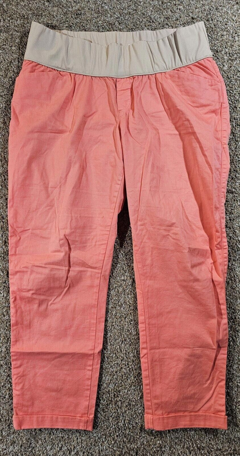 Gap GAP Girlfriend Khaki Pants Size 12 Pink Reef Size 34" / US 12 / IT 48 - 1 Thumbnail