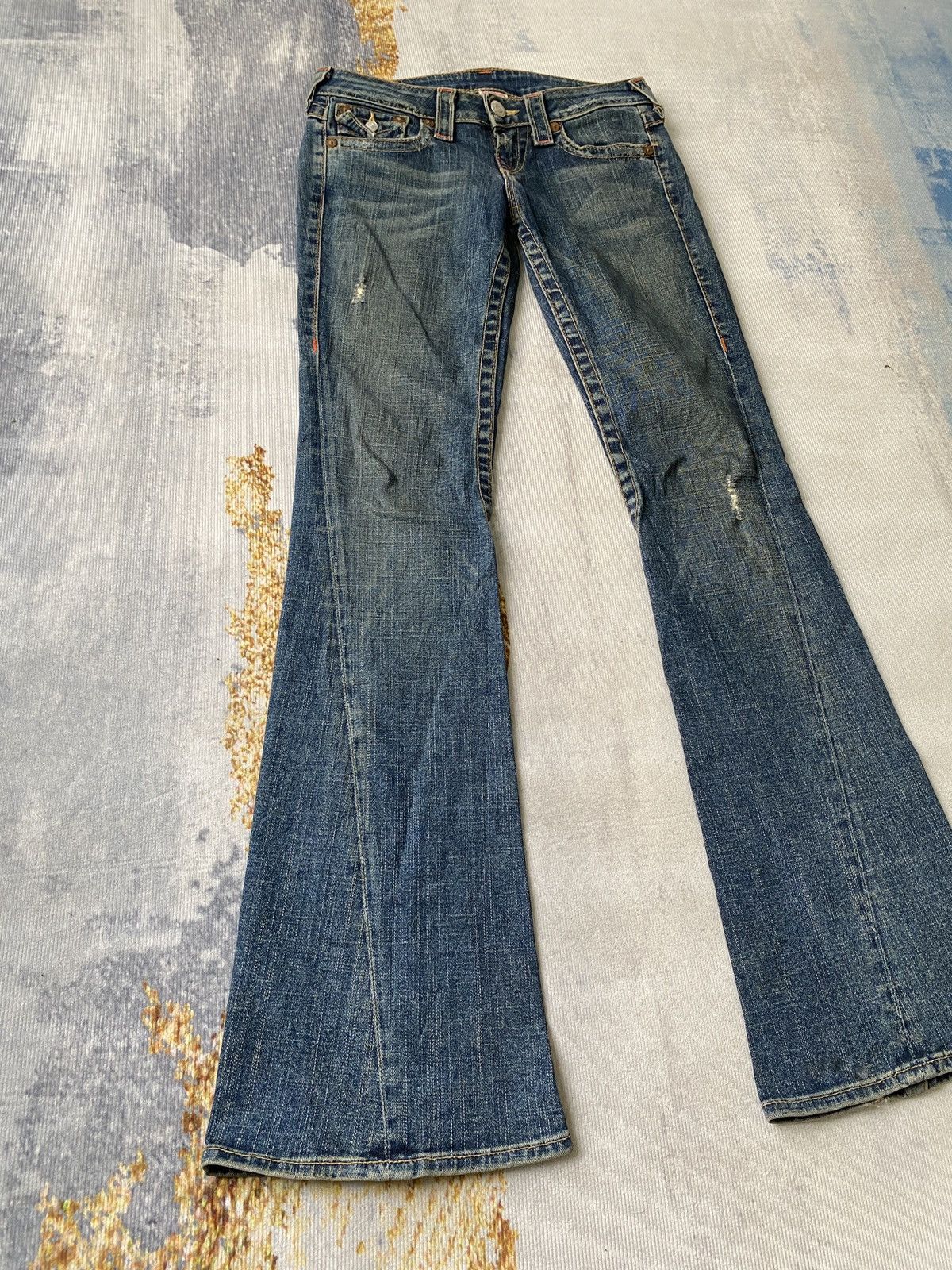 True Religion True Religion Low Rise Flare Denim Size US 26 / EU 42 - 6 Thumbnail