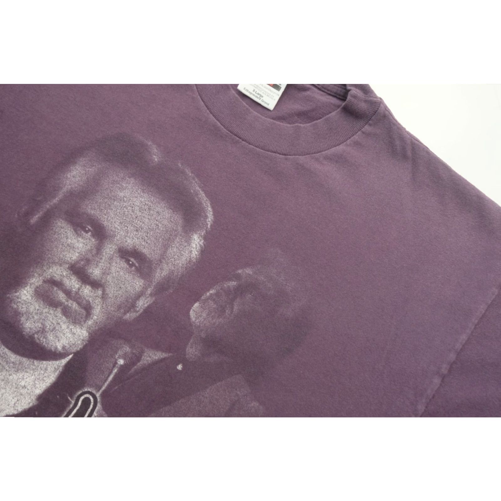 Tultex VINTAGE KENNY ROGERS TULTEX GRAPHIC T SHIRT Men XL Shirt Music Country World Tour Purple Cotton 1990s Size US XL / EU 56 / 4 - 5 Thumbnail