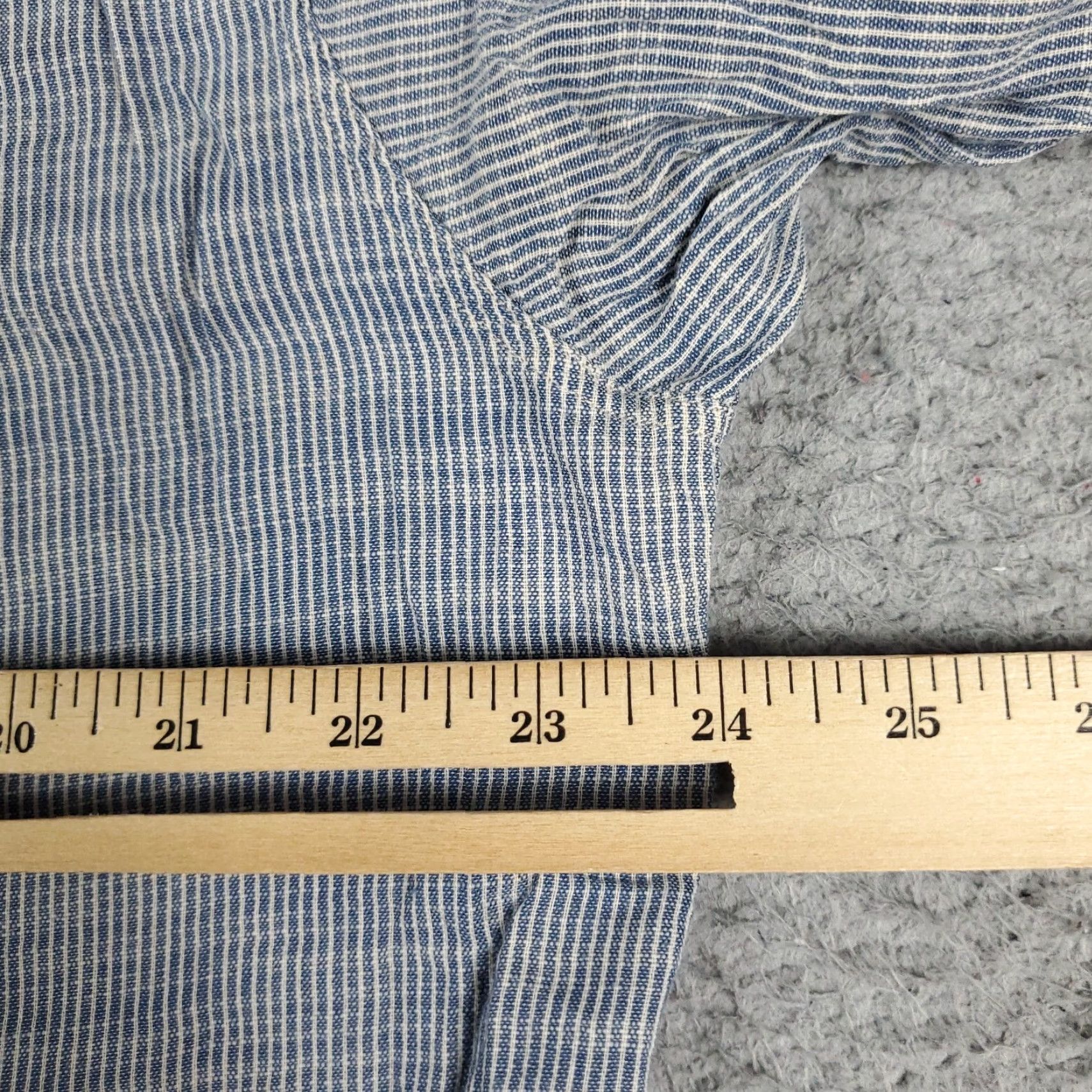 Ralph Lauren Ralph Lauren Shirt Mens Medium Blue Striped Button-Up Long Sleeve Size US M / EU 48-50 / 2 - 5 Thumbnail