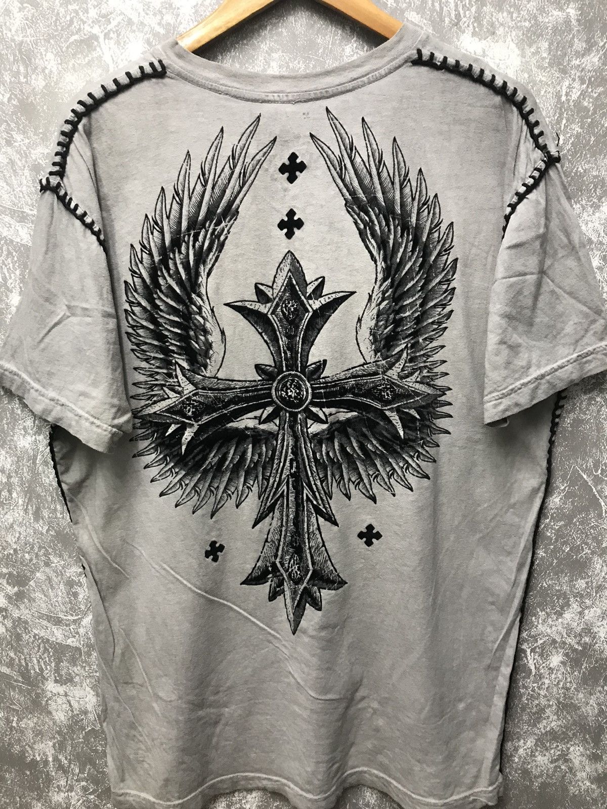 Affliction × Raw State × Southpole Raw State Affliction Cross Y2K 
