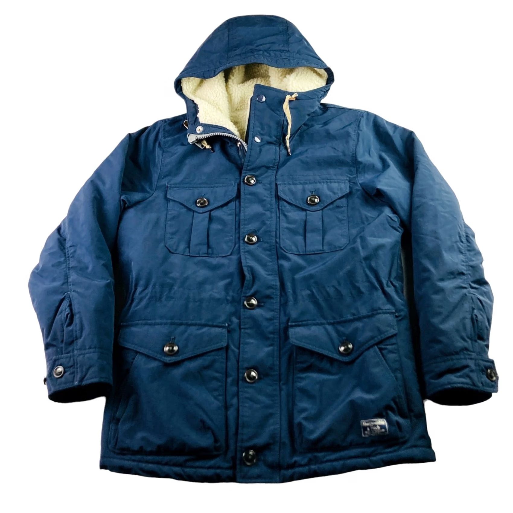 Abercrombie & Fitch Abercrombie & Fitch Hooded Parka Jacket Navy XS Small? Size S / US 4 / IT 40 - 2 Thumbnail
