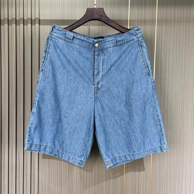 Prada Prada Triangle denim shorts 2504-Nextarrow Size US 32 / EU 48 - 1 Thumbnail