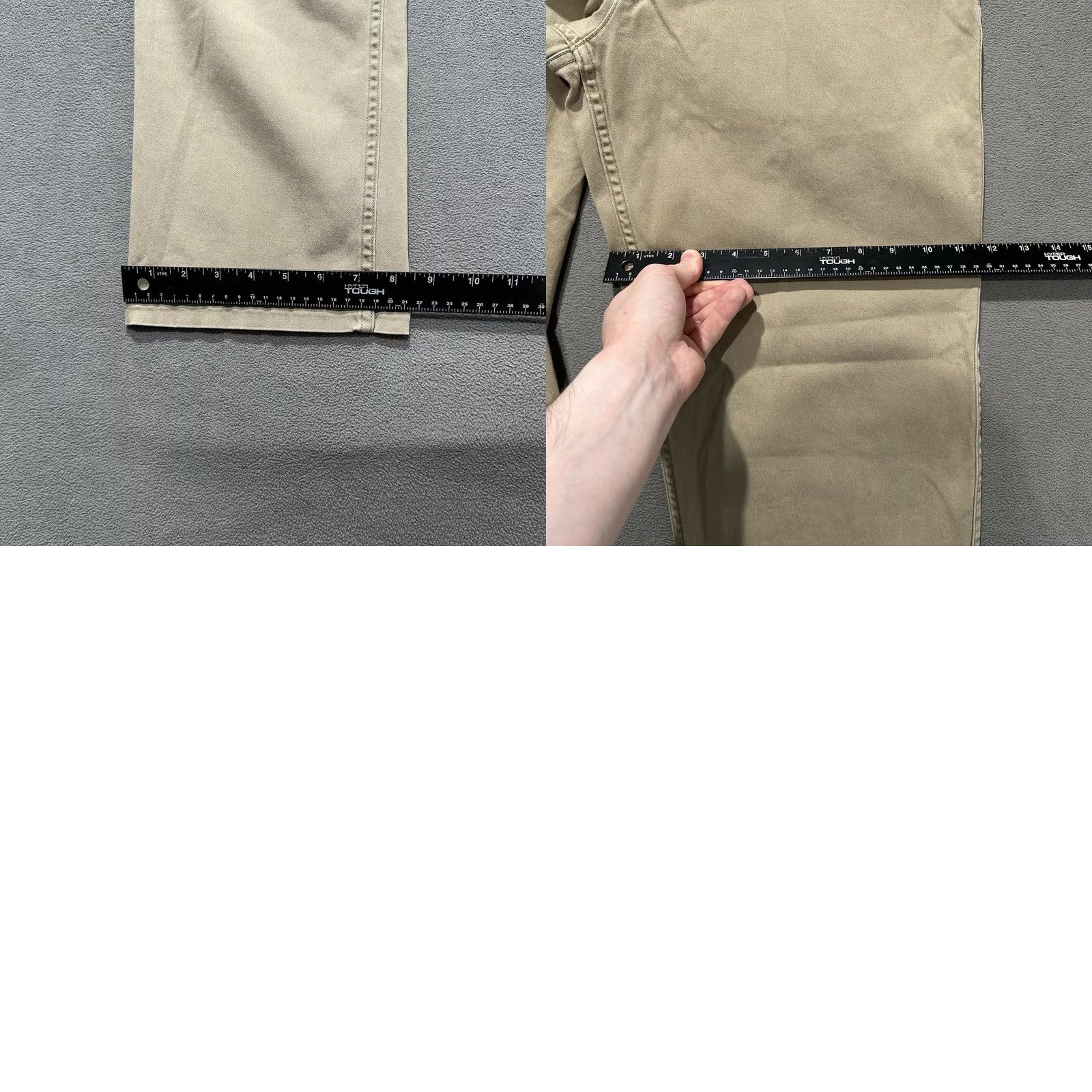 Dockers DOCKERS BeigE Khaki Flat Front Pants Mens 34x34 Straight Fit Classic Khakis Logo Preppy EUC Size US 34 / EU 50 - 9 Thumbnail