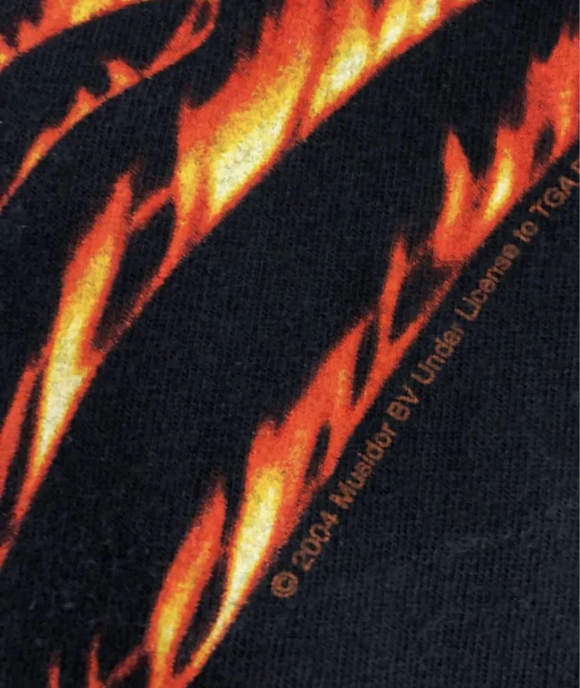 Vintage Vintage Rolling stones 2004 tongue flames print official Xxl Size US XXL / EU 58 / 5 - 2 Thumbnail