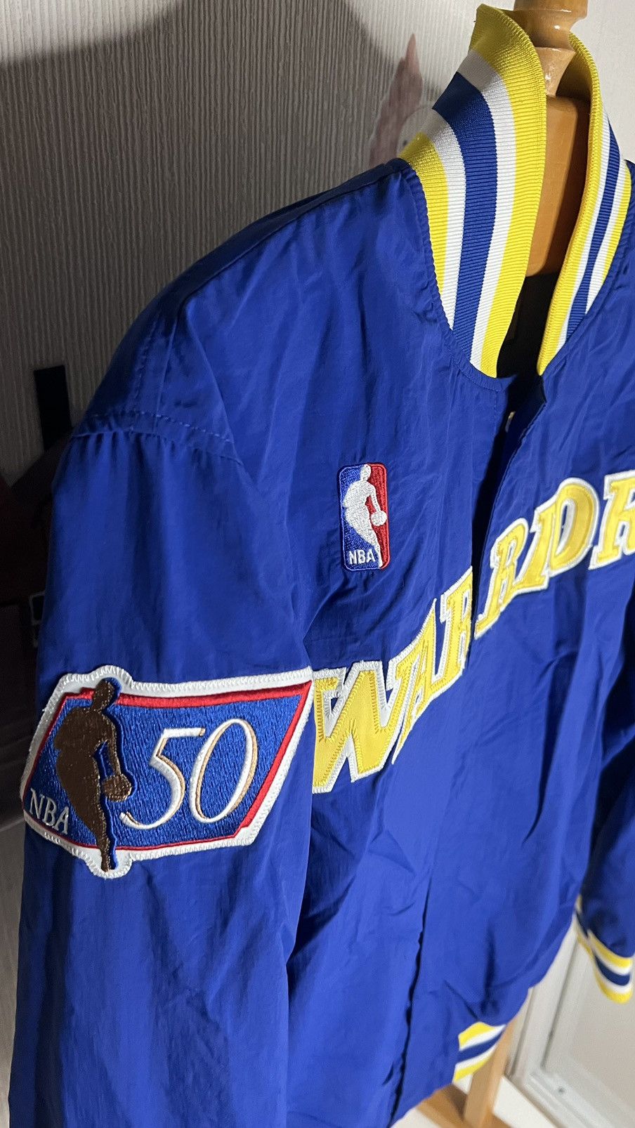 Mitchell & Ness × NBA Golden State Warriors NBA 1996/97Mitchell Ness bomber jacket Size US M / EU 48-50 / 2 - 3 Thumbnail