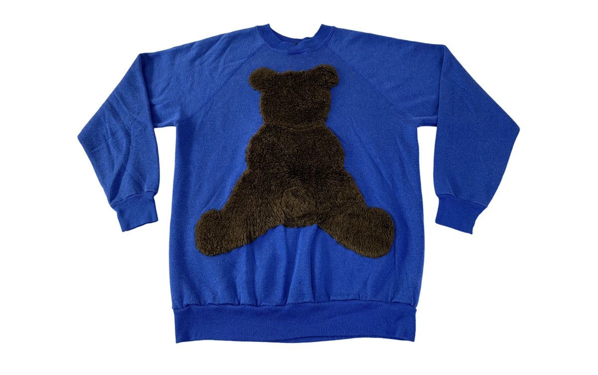 Tultex Vintage Tultex USA Ultra Fleece 120 Bear Logo Pullover Sweat Size L / US 10 / IT 46 - 2 Thumbnail