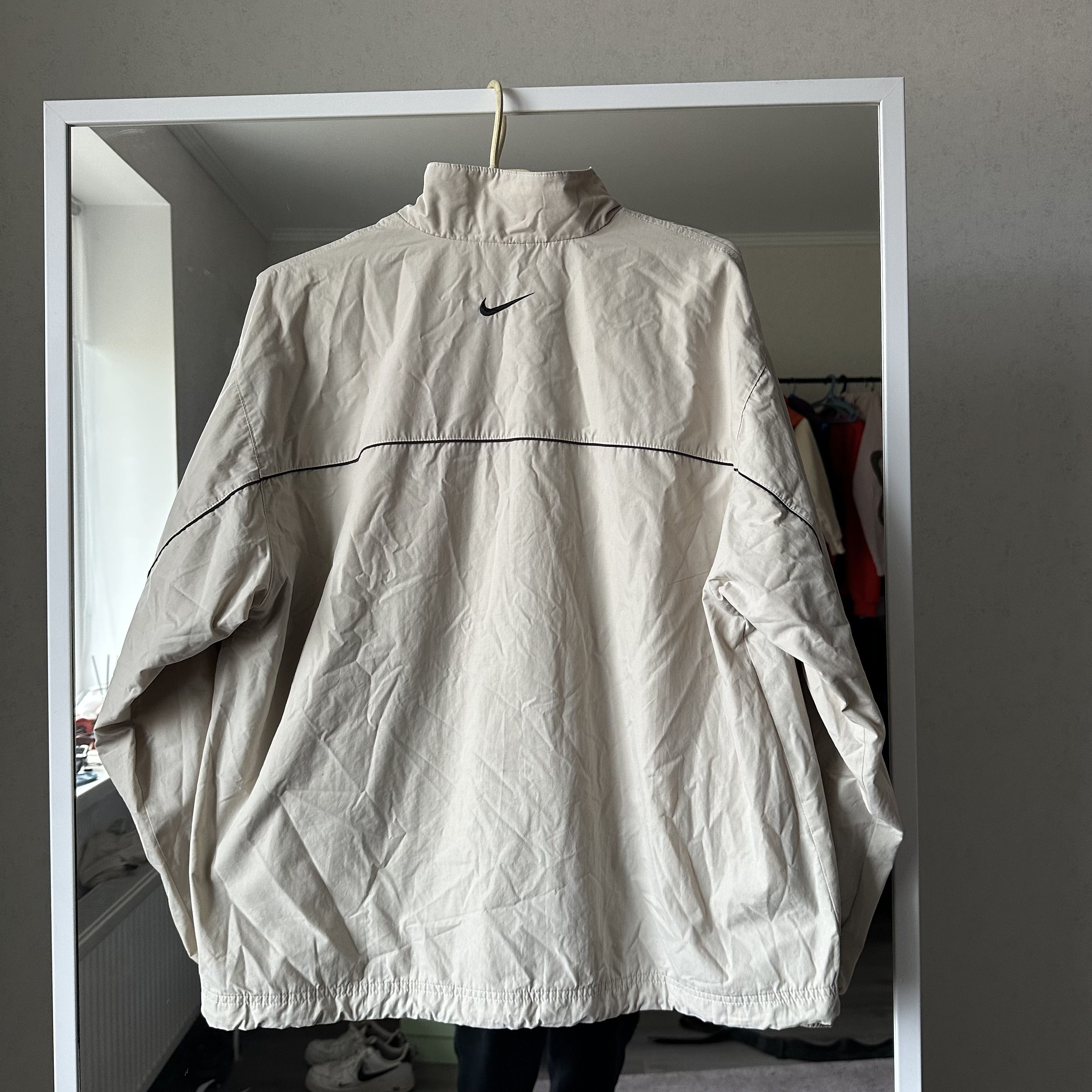 Nike Nike y2k Vintage Baggy Nylon Swoosh Logo Zip Track Jacket Size US M / EU 48-50 / 2 - 4 Thumbnail