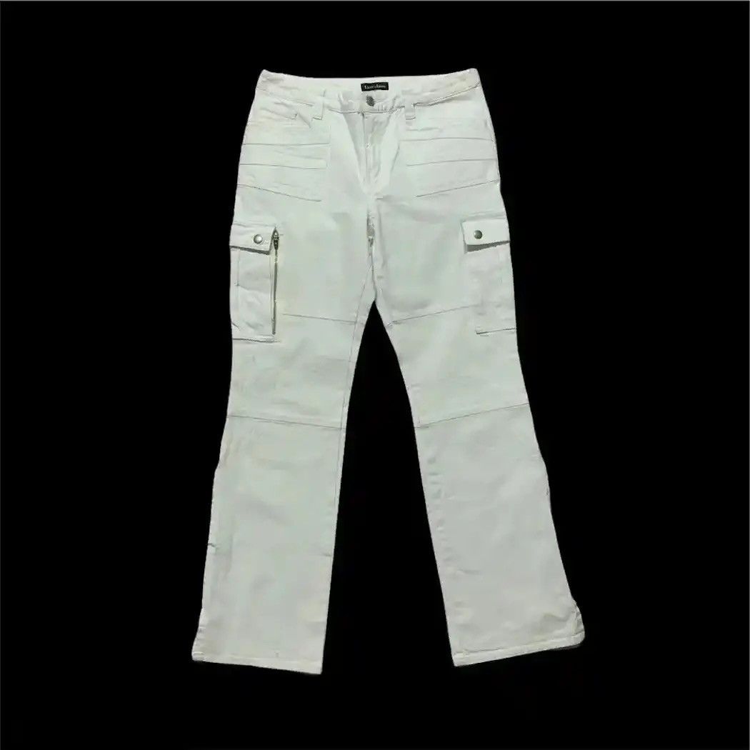 image of Designer Collection x Lclaireur Japanese Vintage Livre Claire Utility Cargo Zipper Leg Pants in Whi