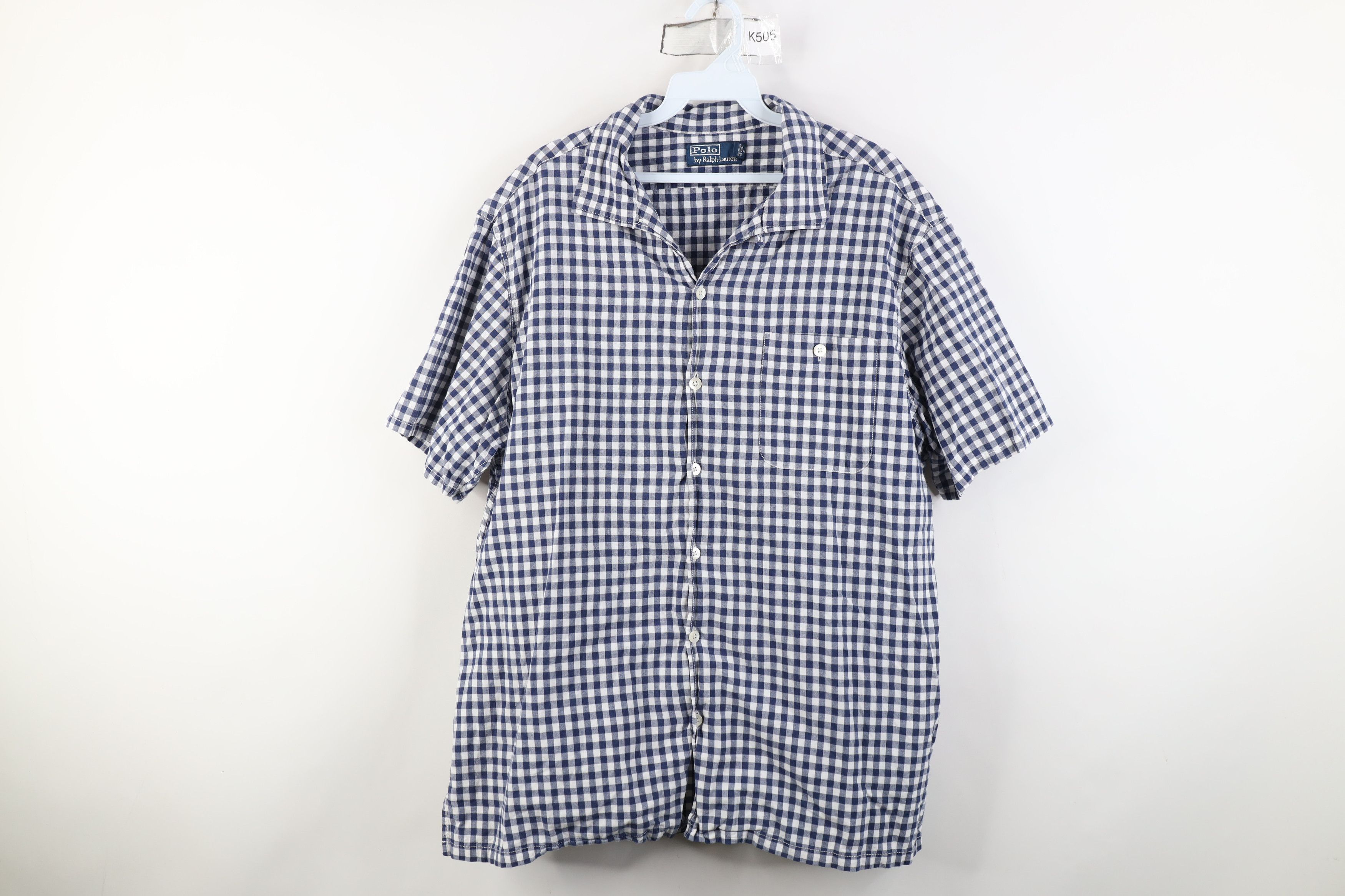 Ralph Lauren Vintage 90s Ralph Lauren Short Sleeve Button Shirt Plaid Size US XL / EU 56 / 4 - 1 Thumbnail