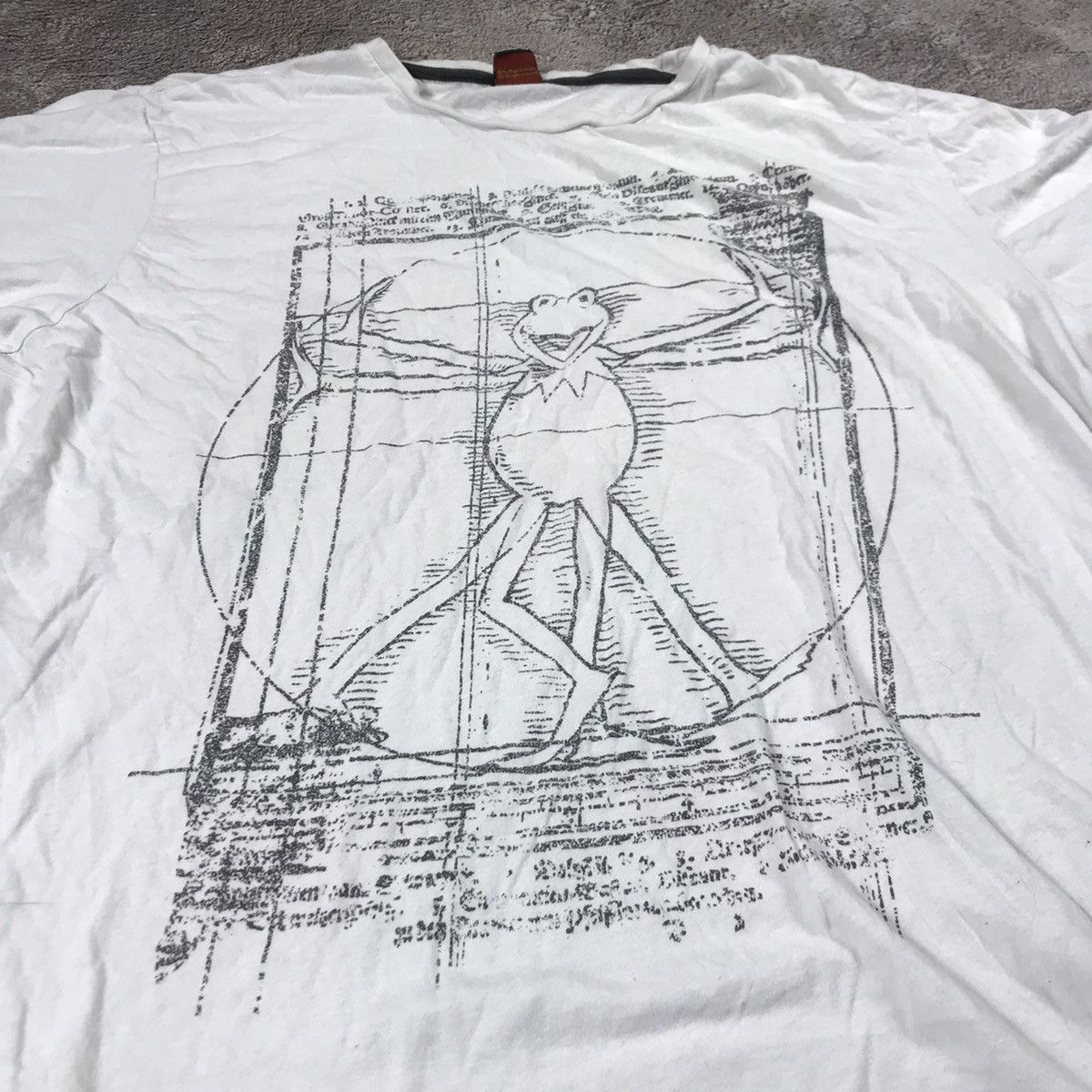 Vintage Vintage Y2K Sun Faded Graphic Tee Da Vinci Print Streetwear Size US XL / EU 56 / 4 - 2 Thumbnail