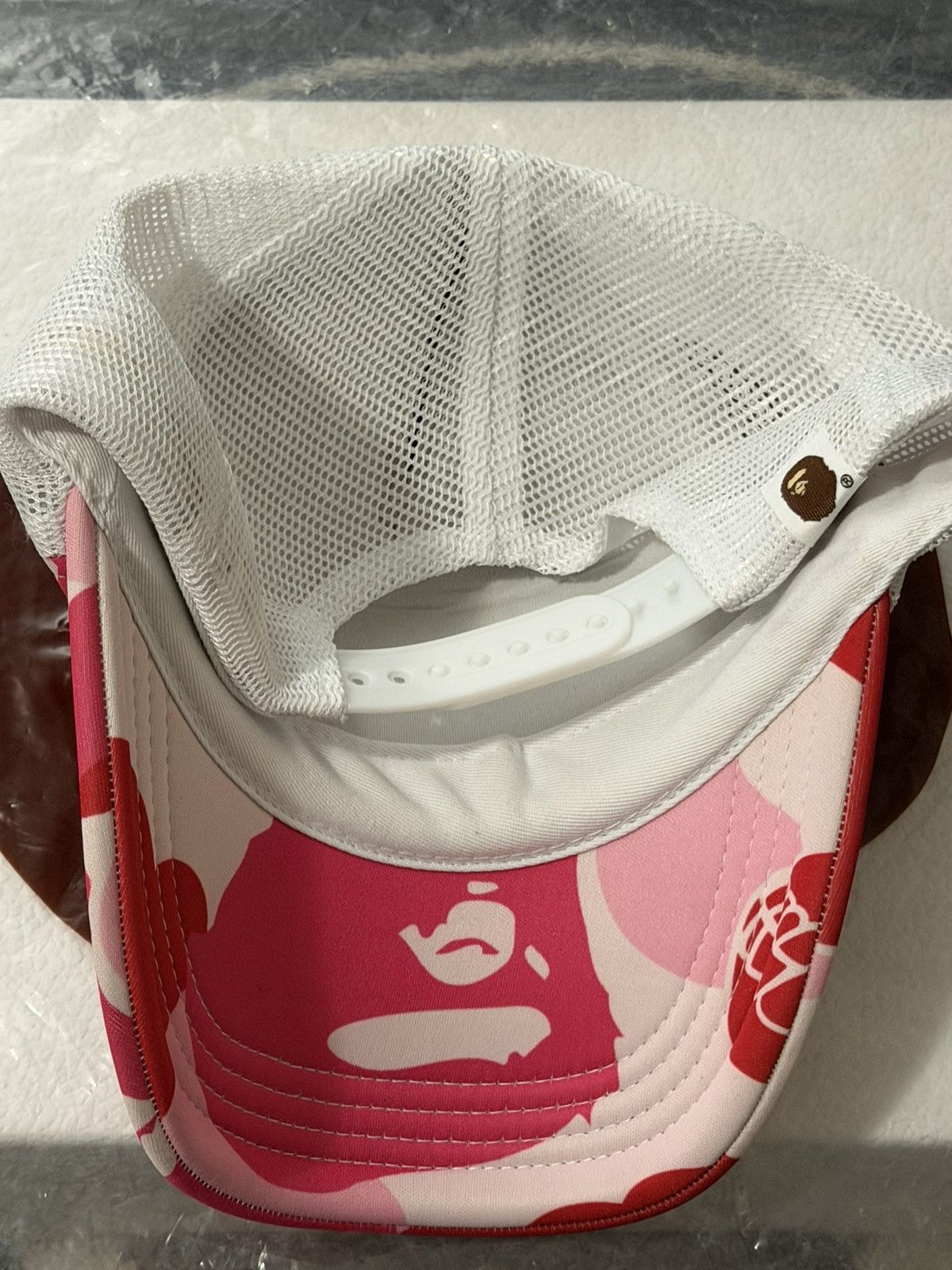 Bape Bape Bored Ape Yacht Club Cap ABC Pink Camo worn Once Size ONE SIZE - 3 Thumbnail