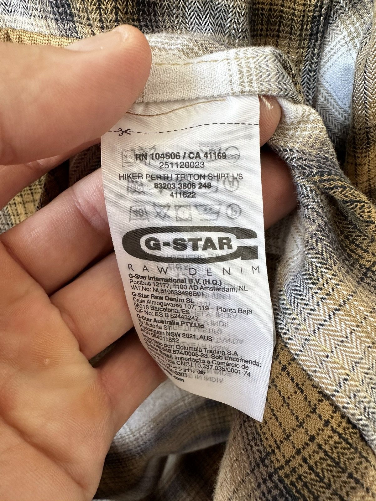 G-Star G Star Raw overshirt shirt Size US XL / EU 56 / 4 - 7 Thumbnail