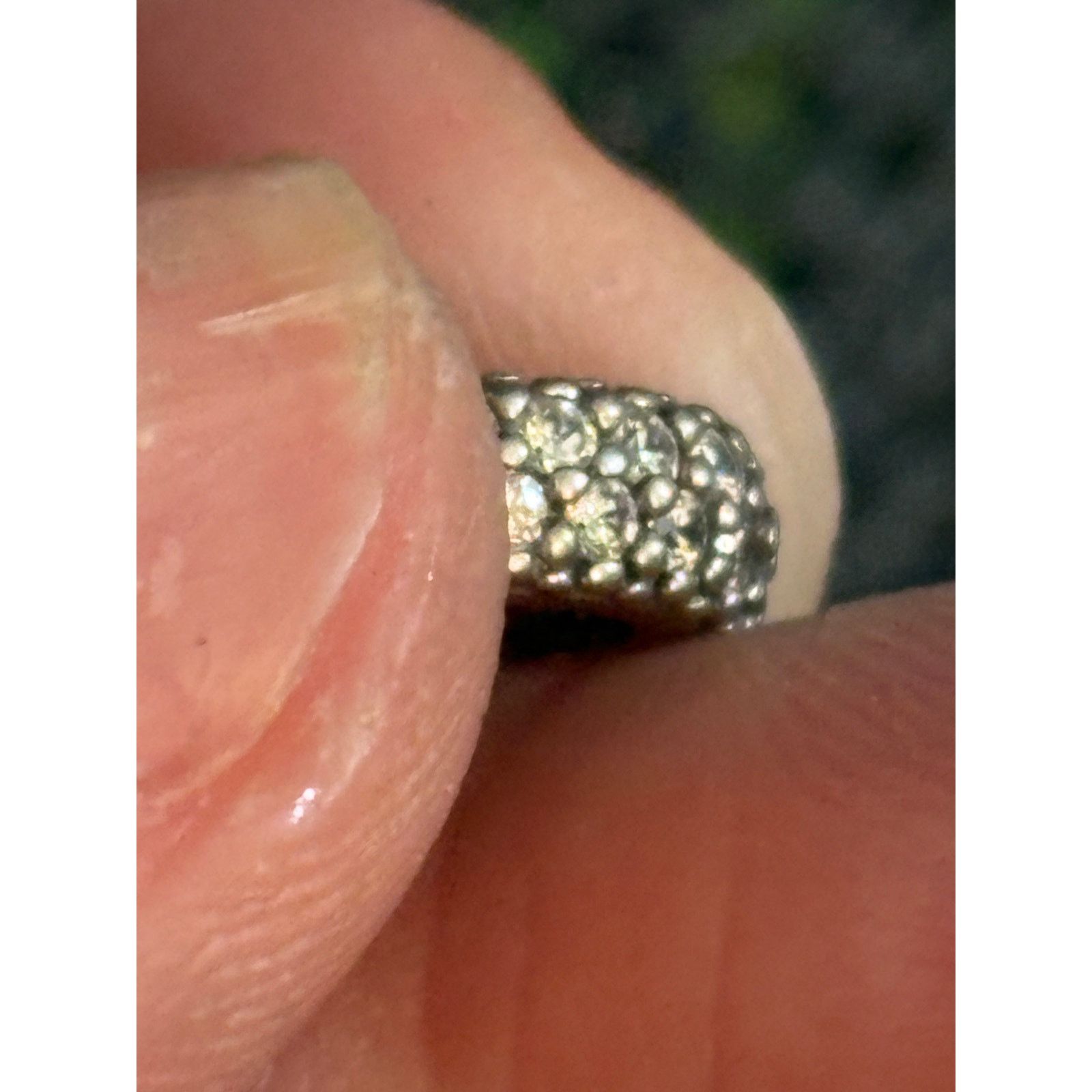 pandora Pandora ALE 925 Sterling Silver Clear Pave CZ Spacer Charm Size ONE SIZE - 3 Thumbnail
