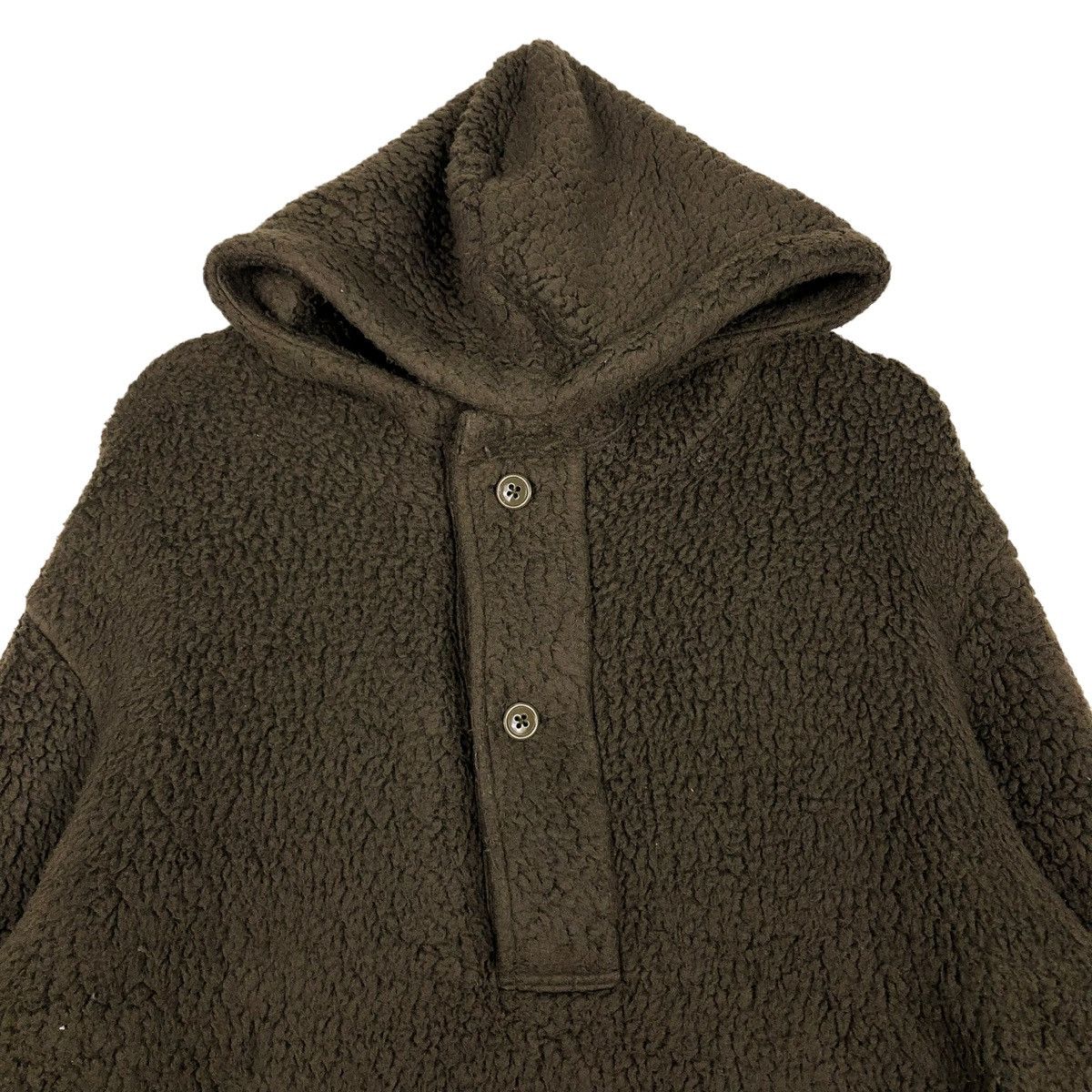 Hysteric Glamour 🔥Anorak Jacket Fleece Hoodie Military Style Stammbaum Size US L / EU 52-54 / 3 - 3 Thumbnail