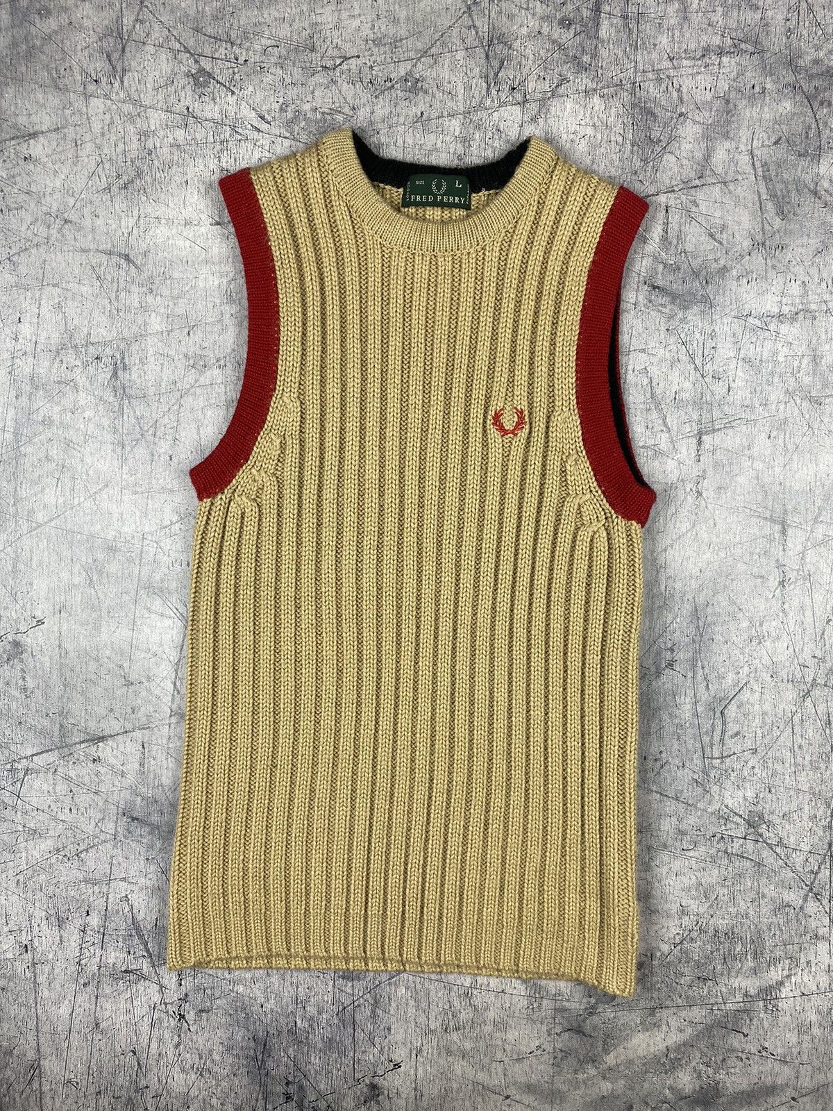 Fred Perry Vintage Fred Perry Designer Wool Kit Vest Size L / US 10 / IT 46 - 2 Thumbnail