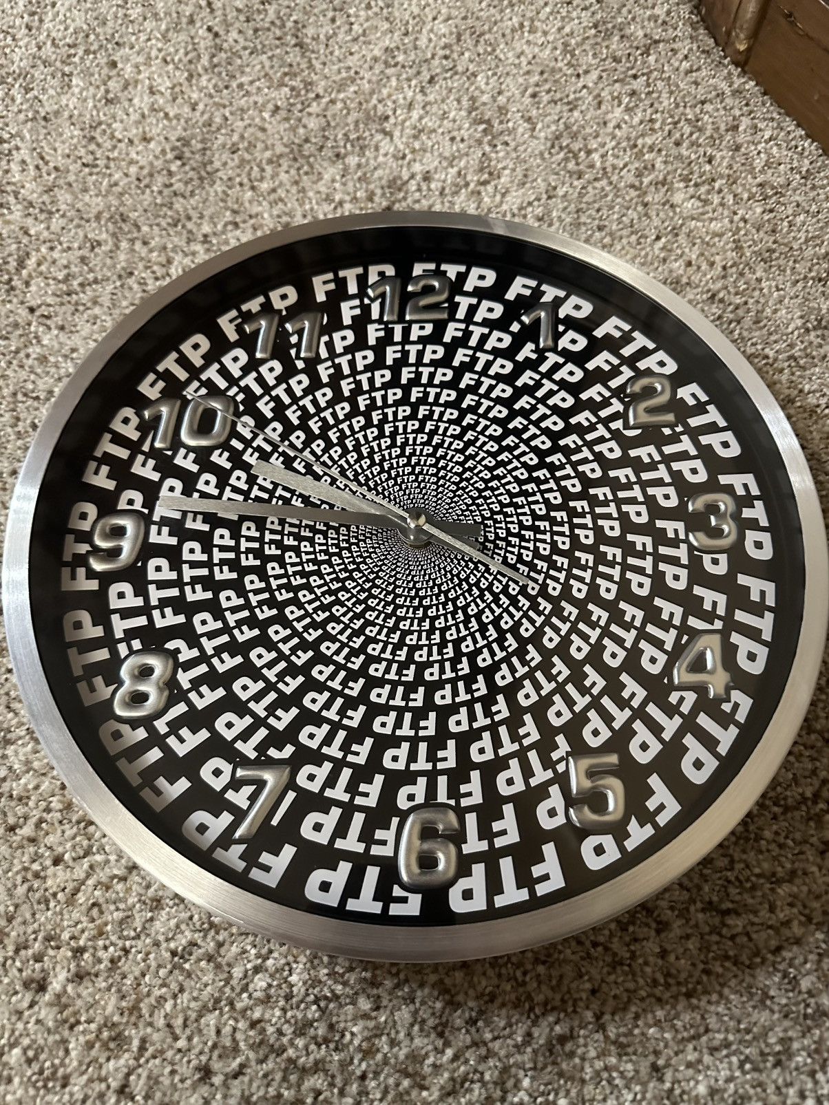 Fuck The Population FTP Spiral Clock Size ONE SIZE - 1 Thumbnail