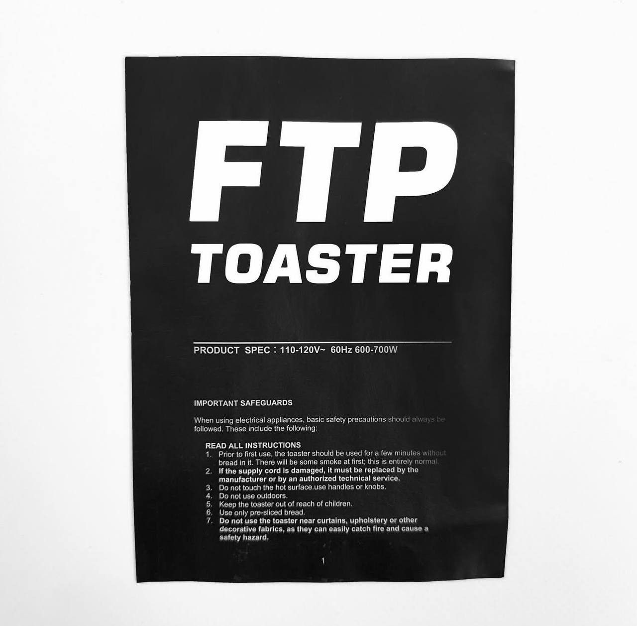 FTP Logo Toaster