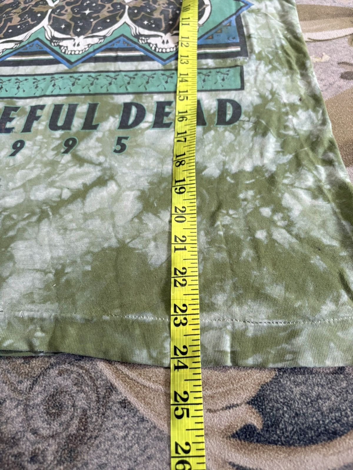 Grateful Dead !! Distressed !! Vintage Tye Dye Grateful Dead Size US S / EU 44-46 / 1 - 6 Thumbnail