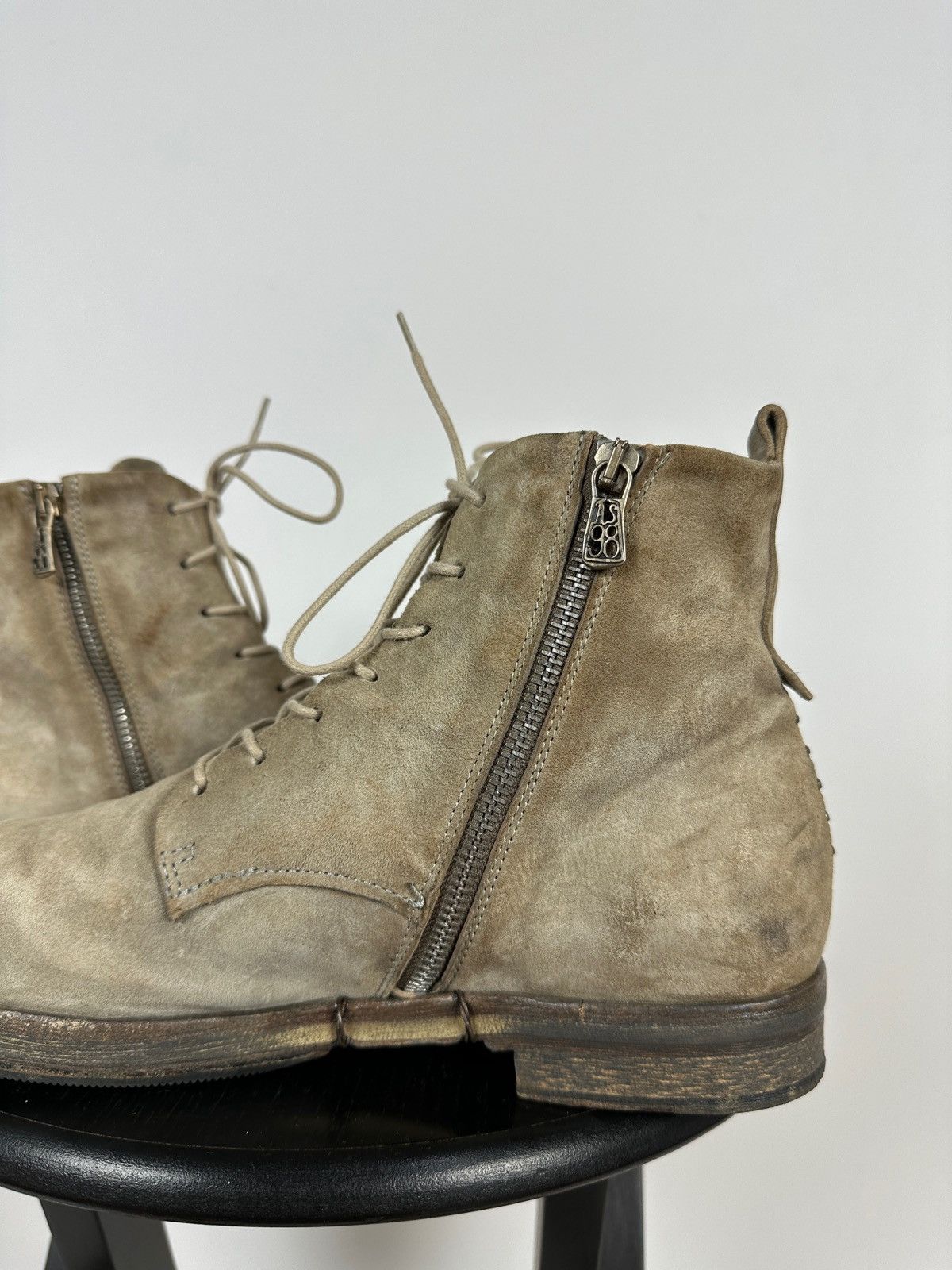 A.S.98 A.S.98 Airstep Dirty Grey Avant Garde Leather Ankle Boots Size US 9 / EU 42 - 19 Thumbnail