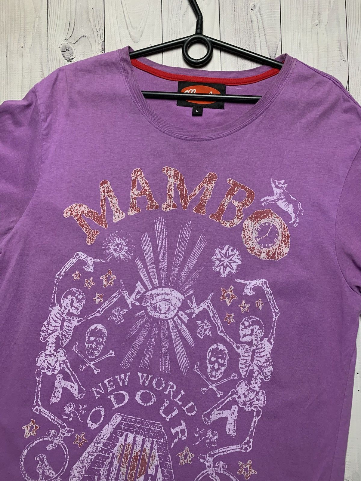 Mambo × Vintage Vintage Mambo tee big logo size L purple rare Size US L / EU 52-54 / 3 - 3 Thumbnail