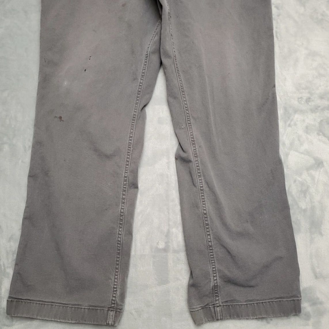 Carhartt VINTAGE Carhartt Pants Mens 36x32 Gray Canvas Relaxed Cargo Rugged Flex Workwear BN2291 Size US 36 / EU 52 - 2 Thumbnail