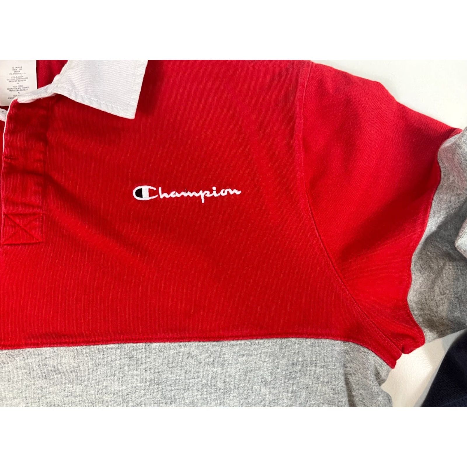 Champion Champion Men's Rugby Shirt Long Sleeve Reverse Weave Multicolor Sz L Size US L / EU 52-54 / 3 - 6 Thumbnail