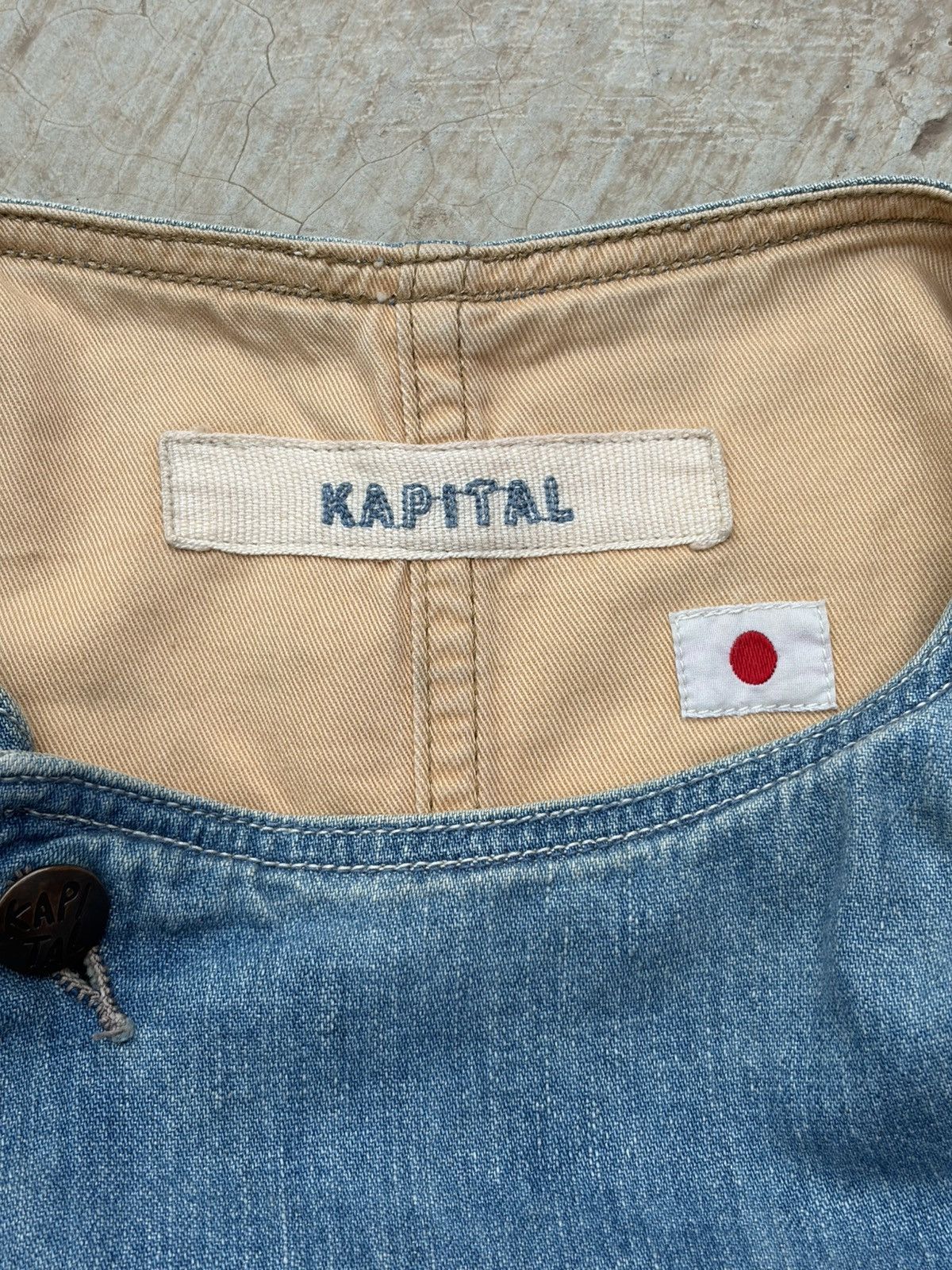 Kapital Vintage 00s Kapital Kiro Hirata Asymmetric Denim Coat Size S / US 4 / IT 40 - 5 Thumbnail