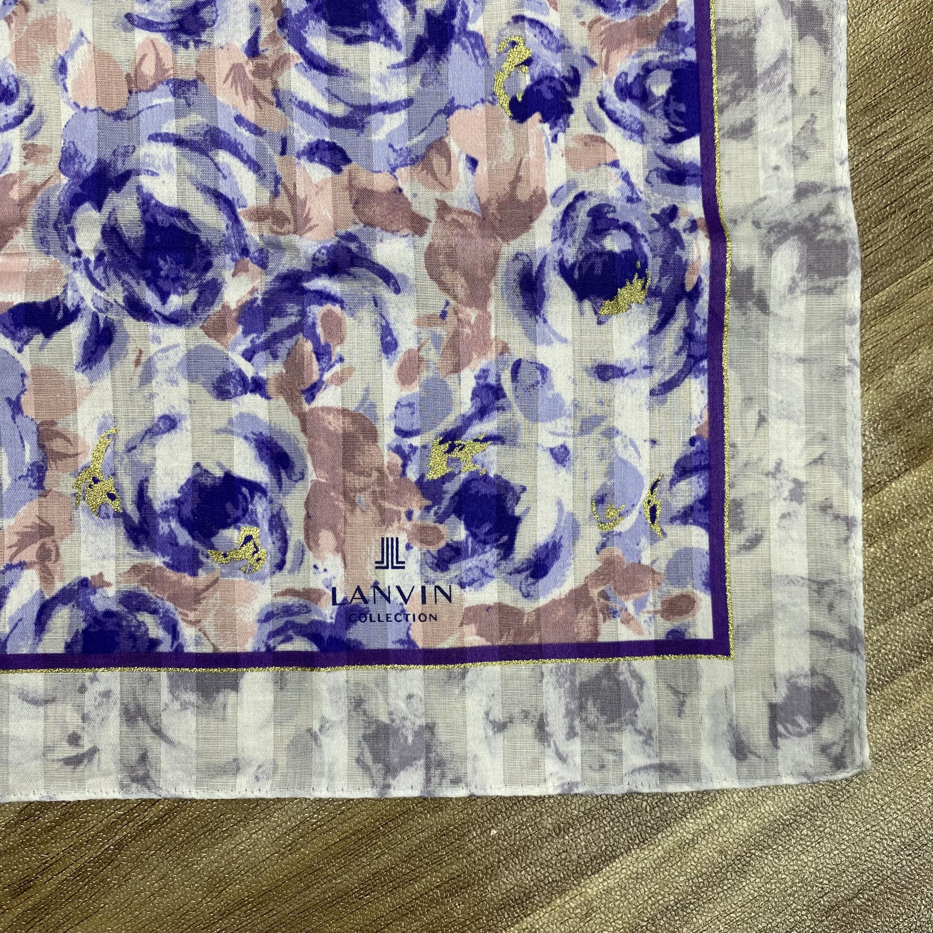 Lanvin Vintage Lanvin Handkerchief Neckerchief Bandana H154P Size ONE SIZE - 3 Thumbnail