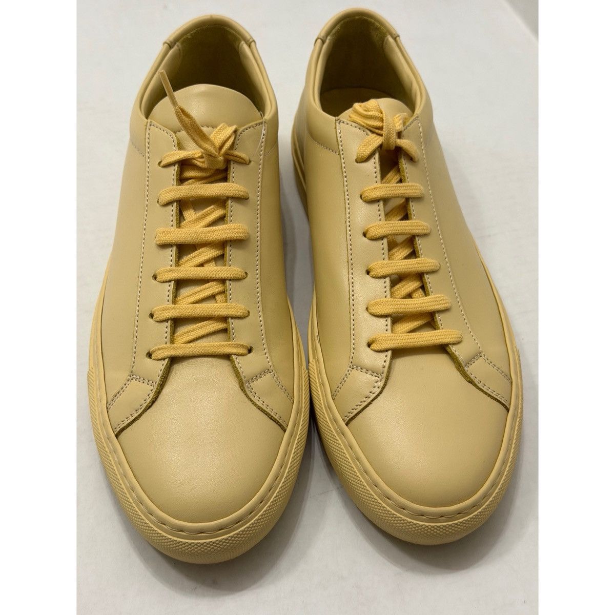 Common Projects COMMON PROJECTS YELLOW ORIGINAL LOW ACHILLES SNEAKERS Size US 9 / EU 42 - 15 Thumbnail