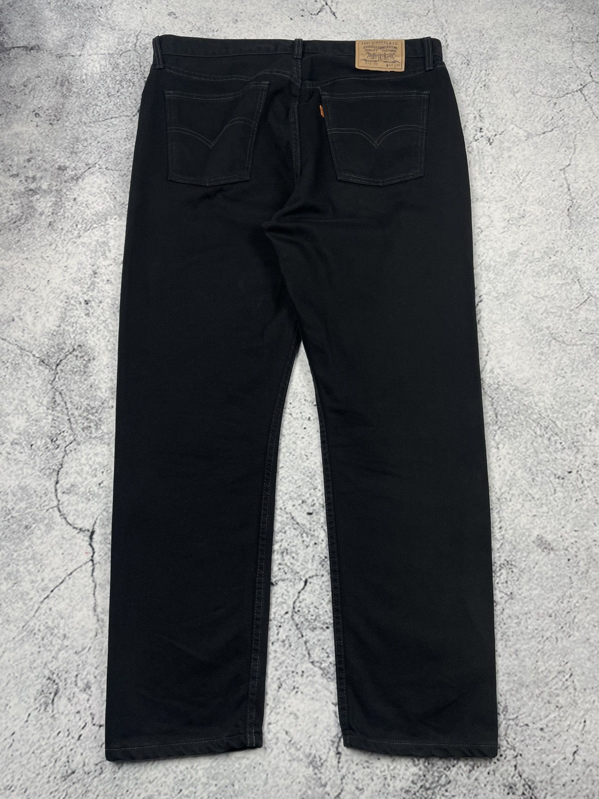 Levi's (Men’s) Levi’s 615-02 W40 L30 – Vintage 90s Orange Tab Jeans Size US 40 / EU 56 - 3 Thumbnail