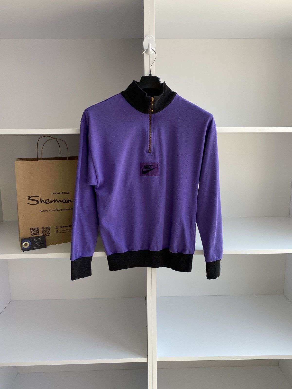 90s Nike vintage sweatshirt Purple black