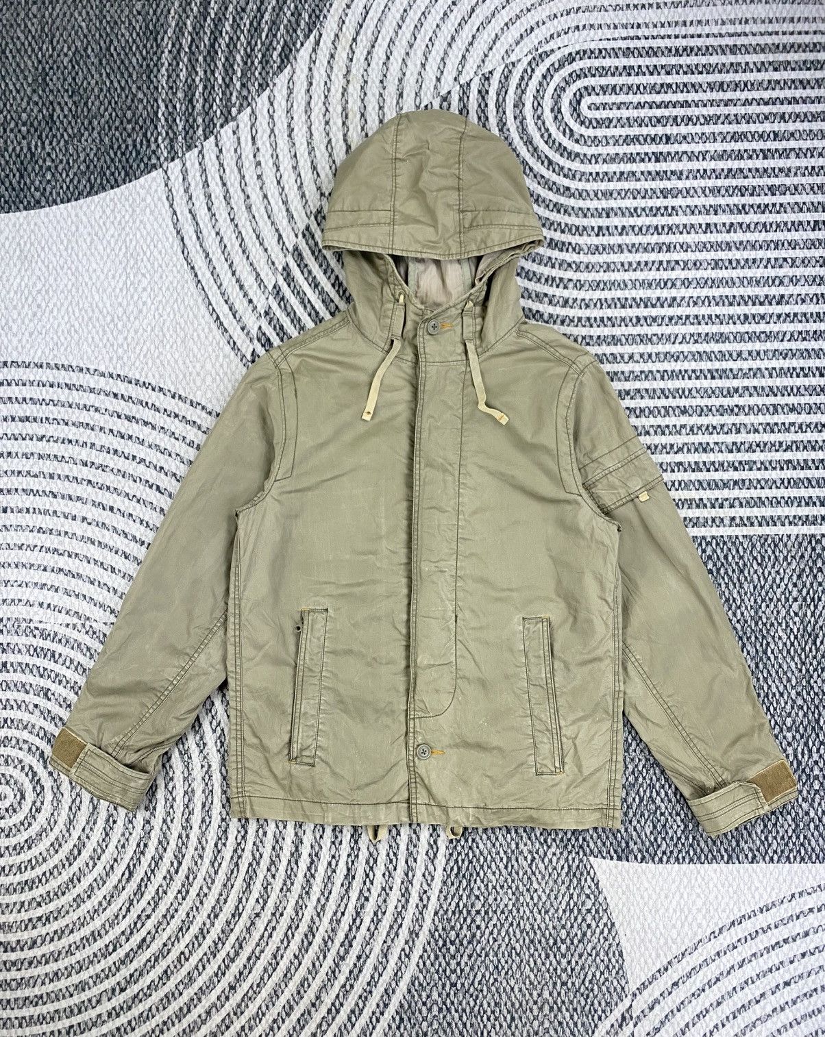 Gap Gap Military Style Hooded Jacket Size US M / EU 48-50 / 2 - 1 Thumbnail