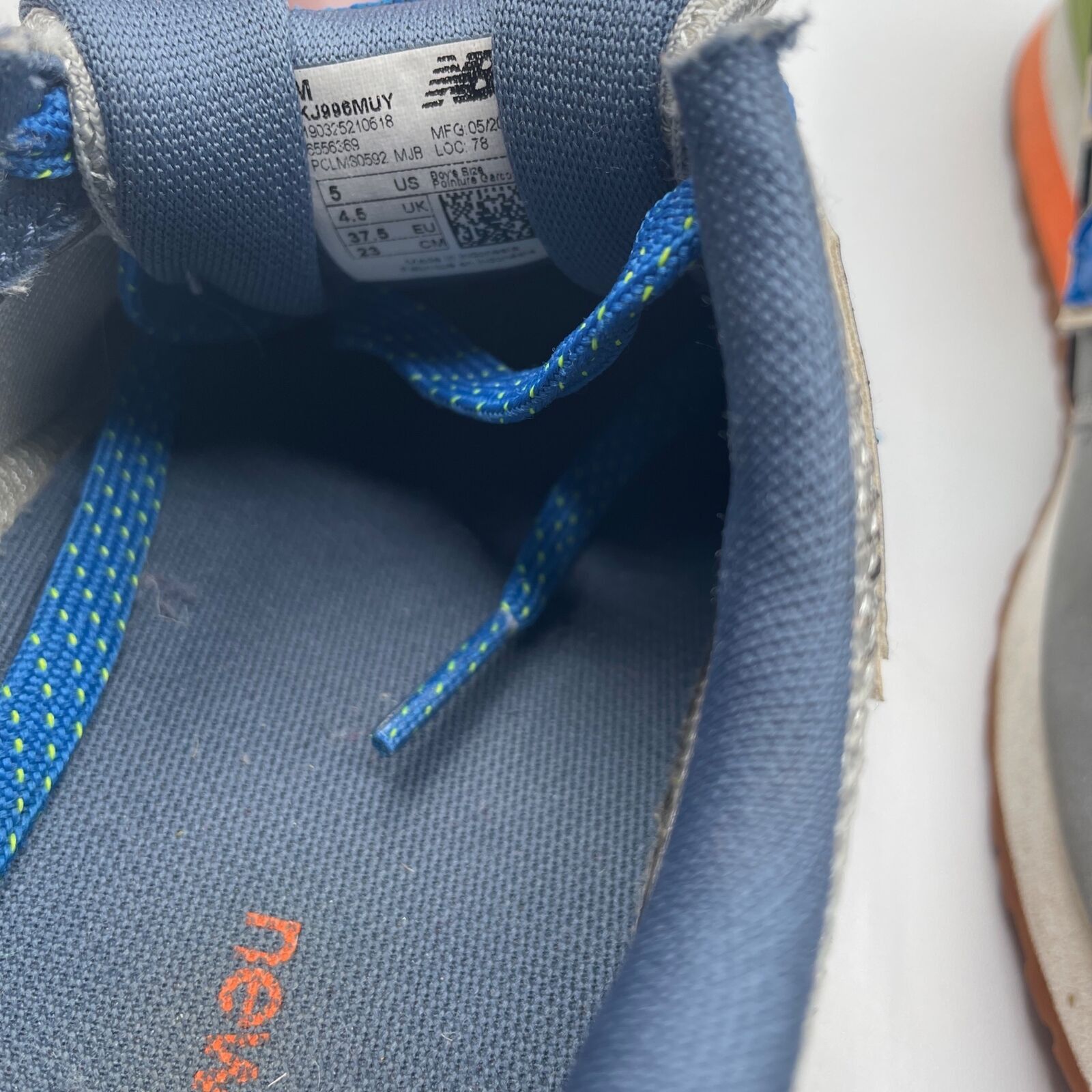 New Balance New Balance 996 Shoes Sneakers Blue Silver Heritage Womens 5 Size US 5 / IT 35 - 8 Thumbnail