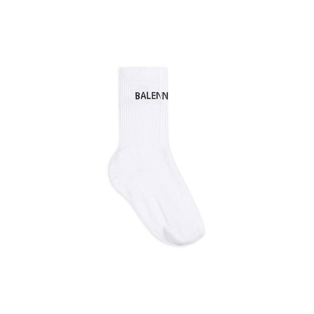 image of Balenciaga O1S1Rm0324 Size: M Tennis Socks In White, Men's